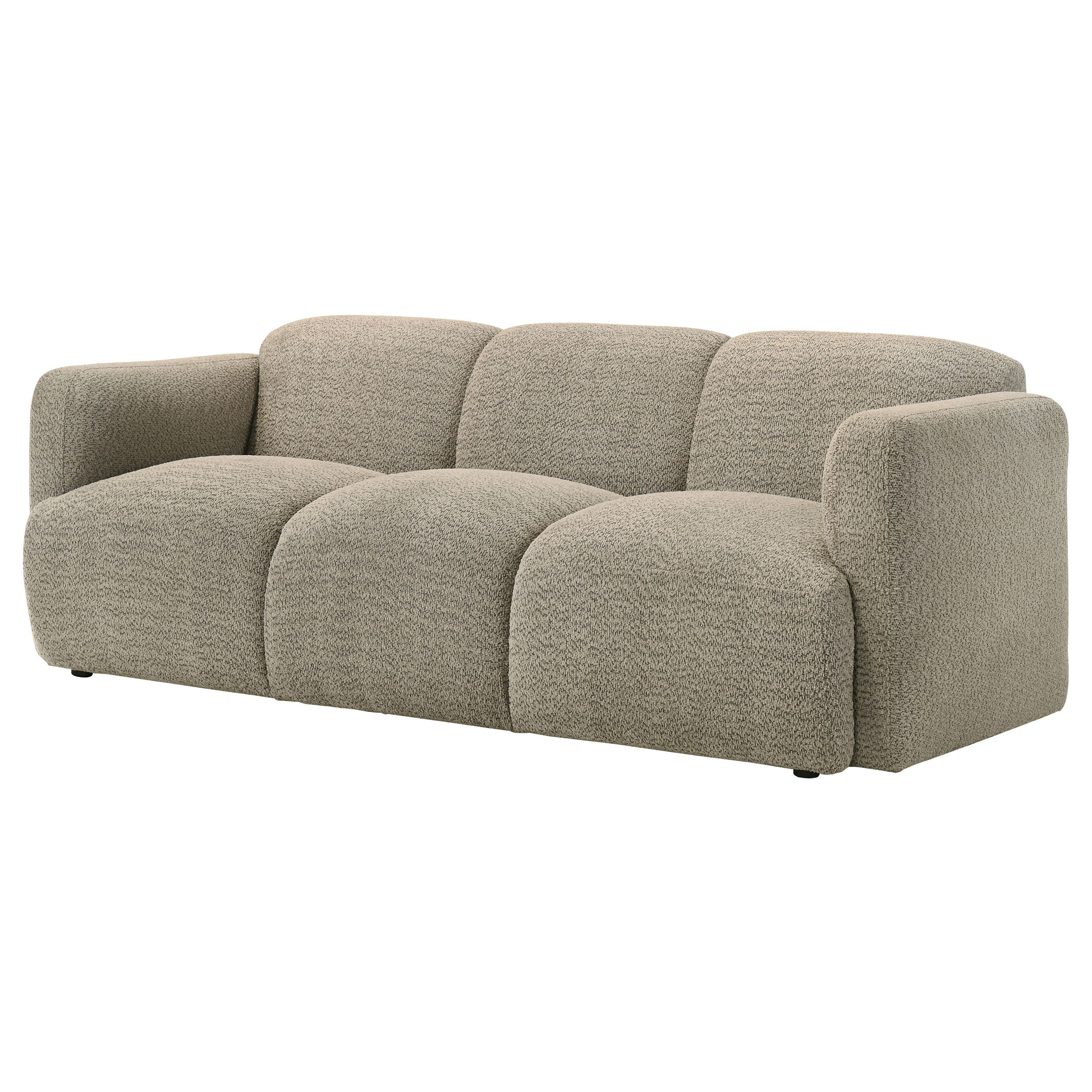 Dorset Fabric Upholstered Round Track Arm Sofa - Image 8