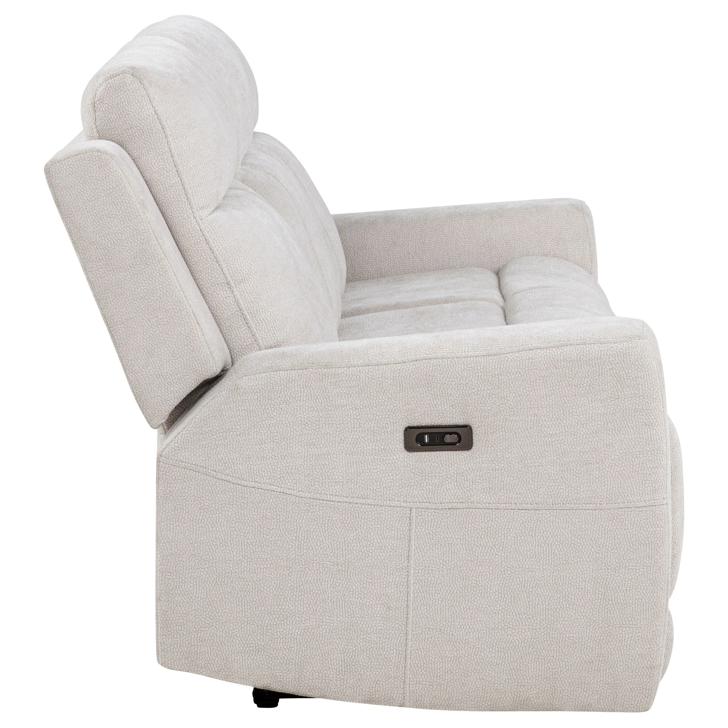 Kennett Chenille Upholstered Power Reclining Sofa - Image 15