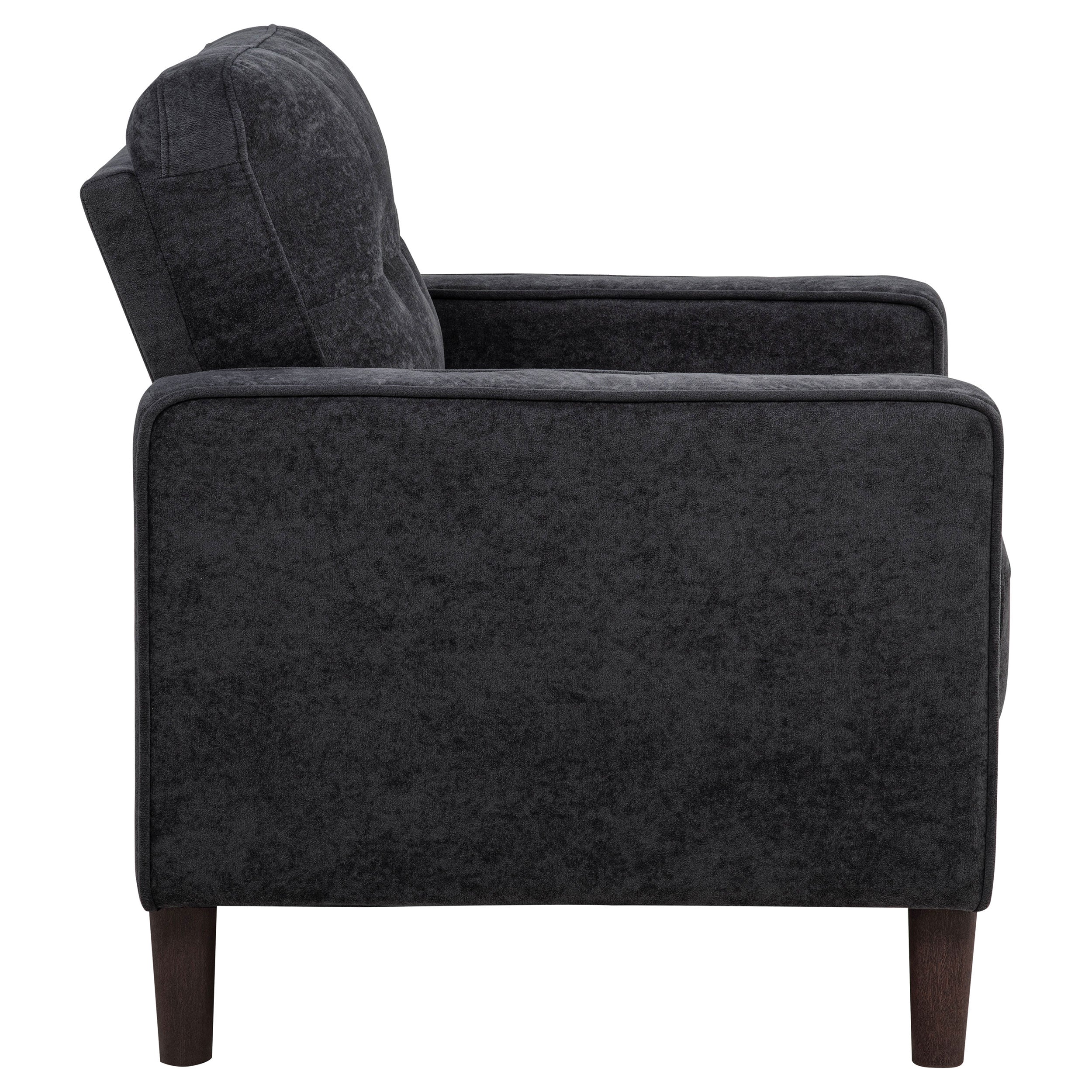 Bowen II Fabric Upholstered Track Arm Accent Chair - Image 18