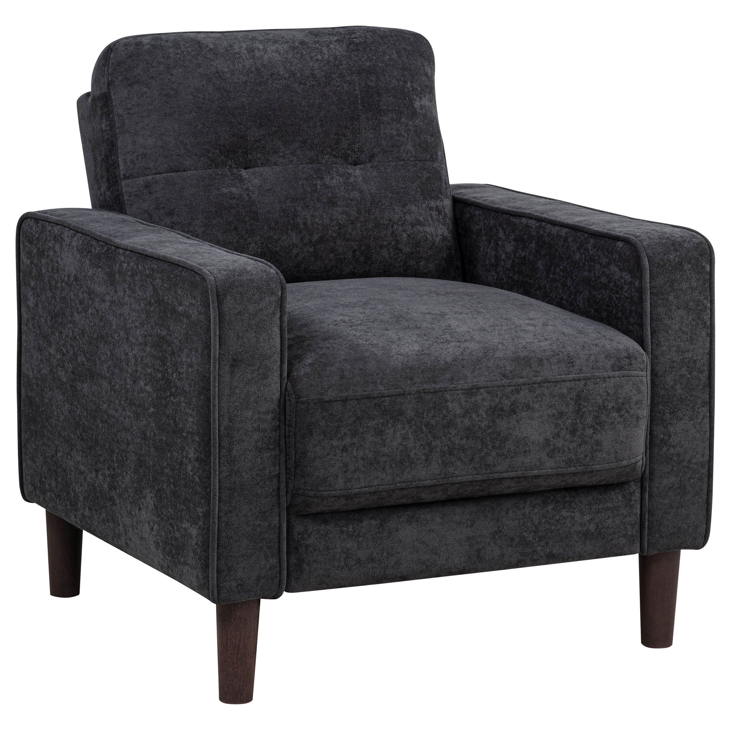Bowen II Fabric Upholstered Track Arm Accent Chair - Image 4