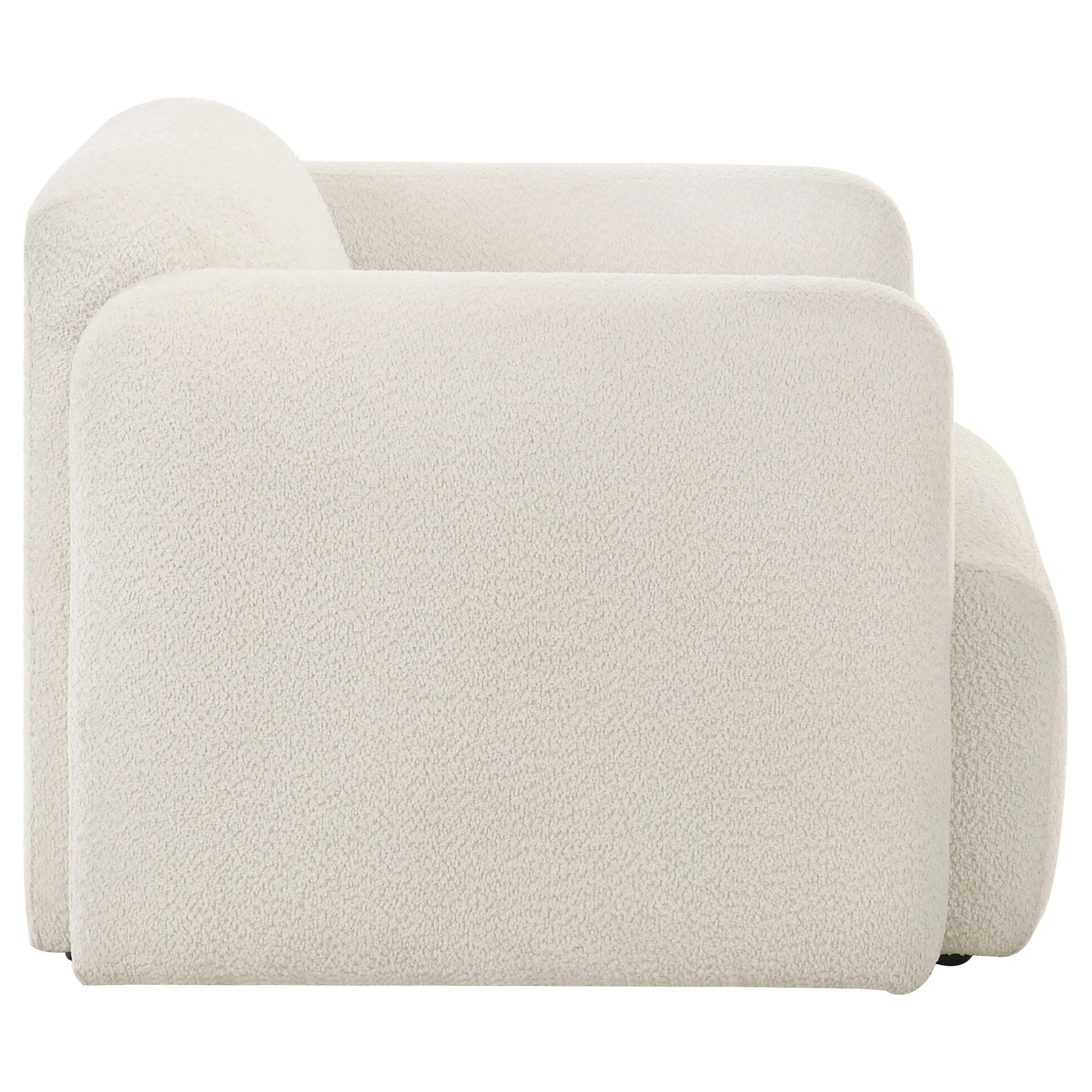 Dorset Fabric Upholstered Round Track Arm Accent Chair - Image 17