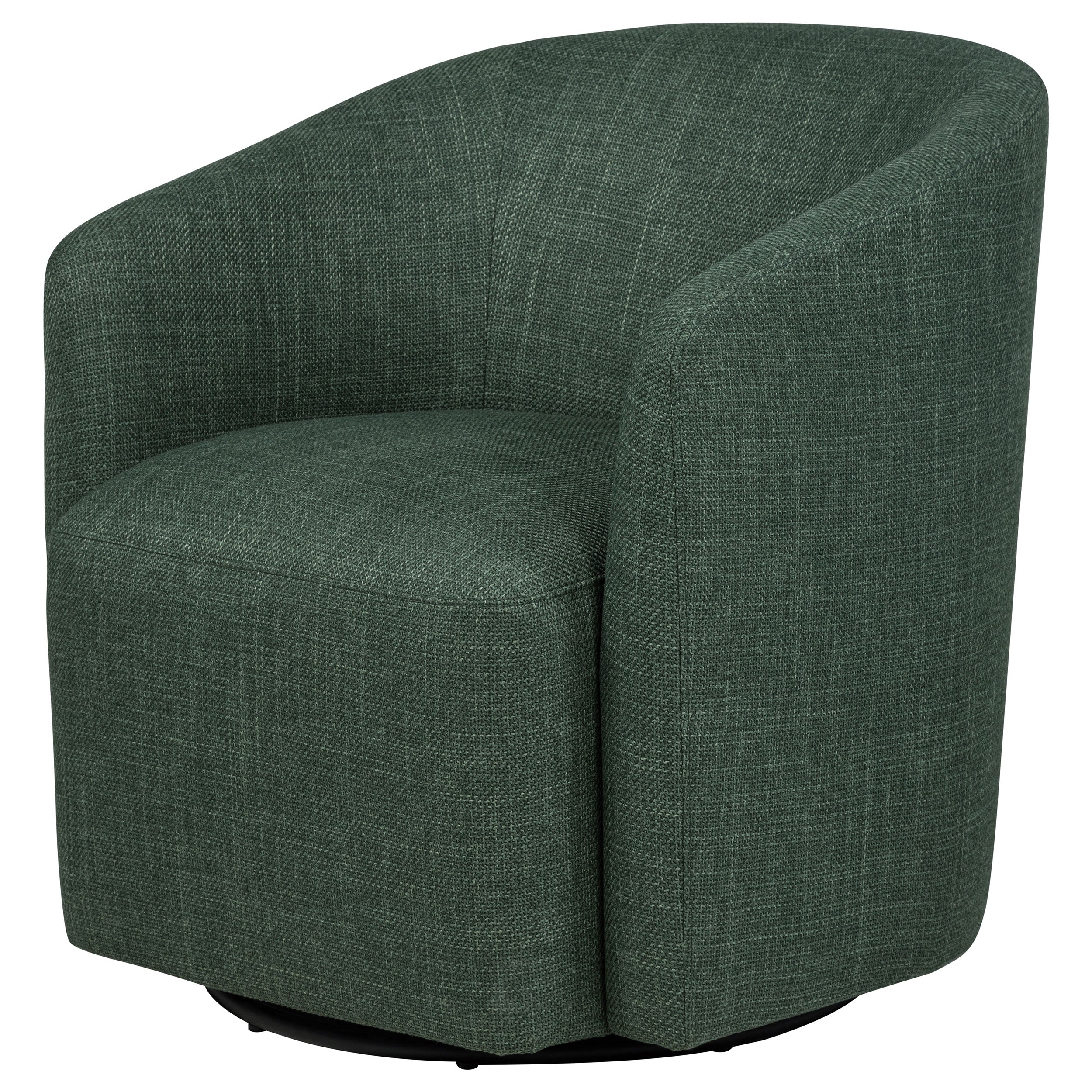 Mossbrook Fabric Upholstered Swivel Accent Chair - Image 9
