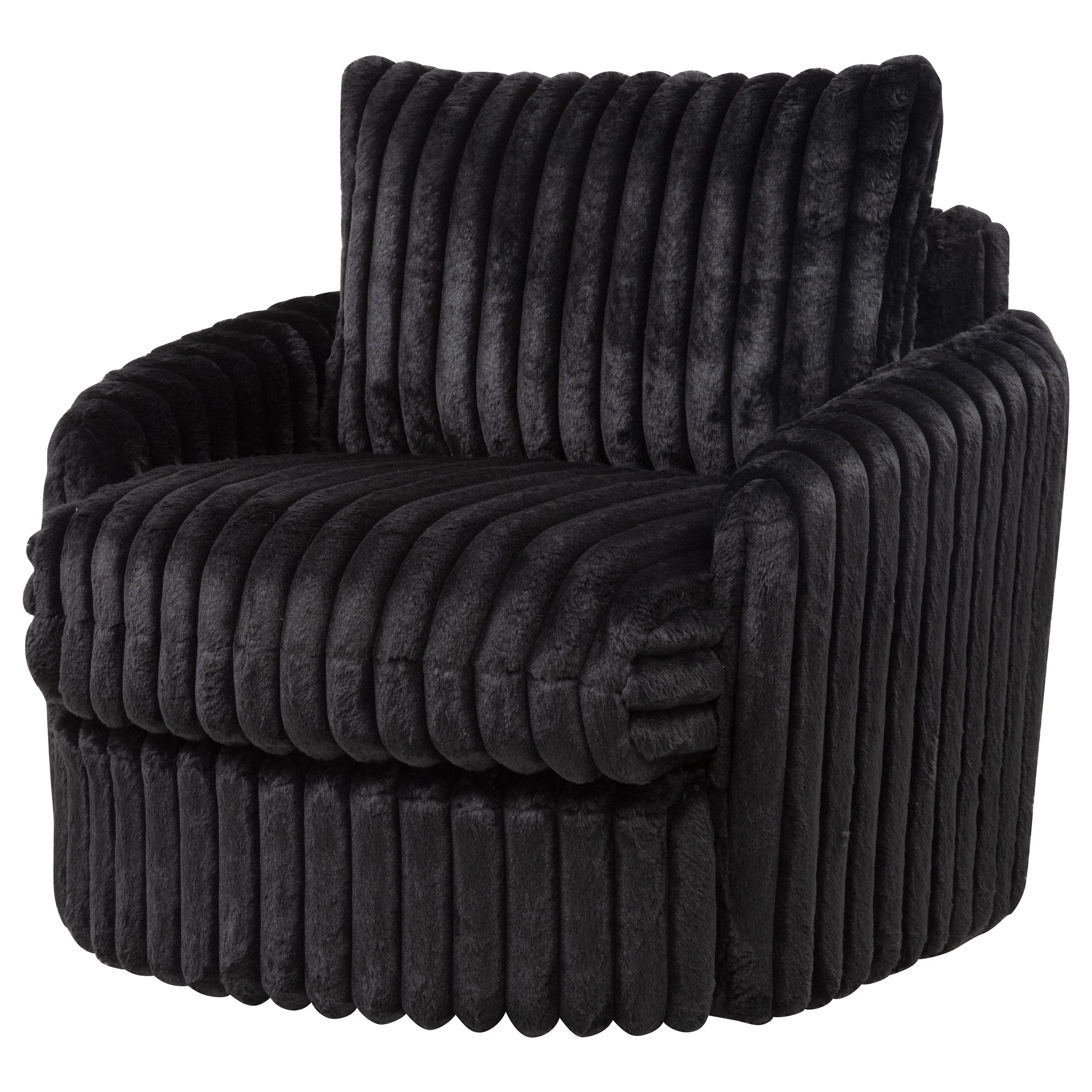 Sarco Corduroy Upholstered Swivel Accent Arm Chair - Image 10