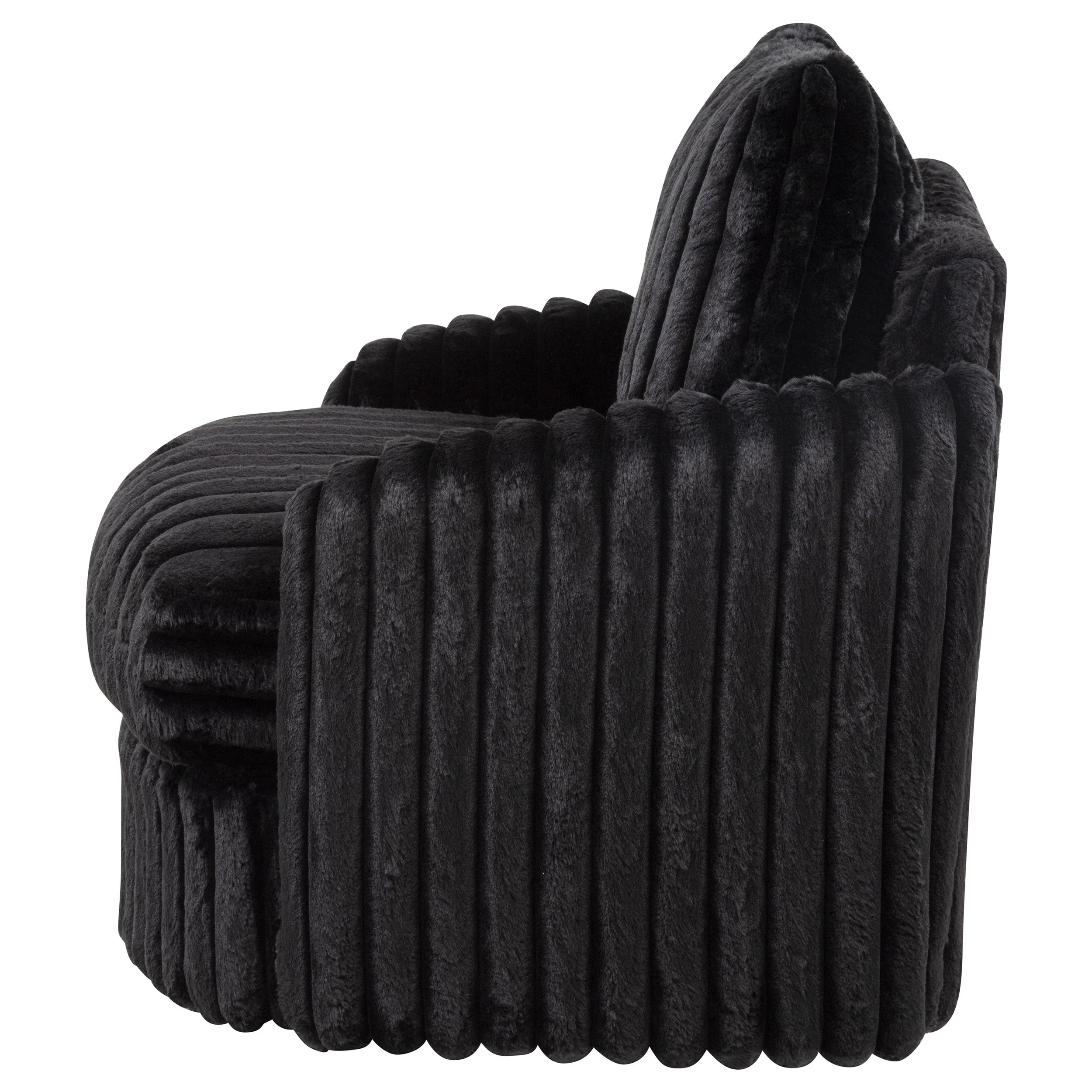 Sarco Corduroy Upholstered Swivel Accent Arm Chair - Image 12