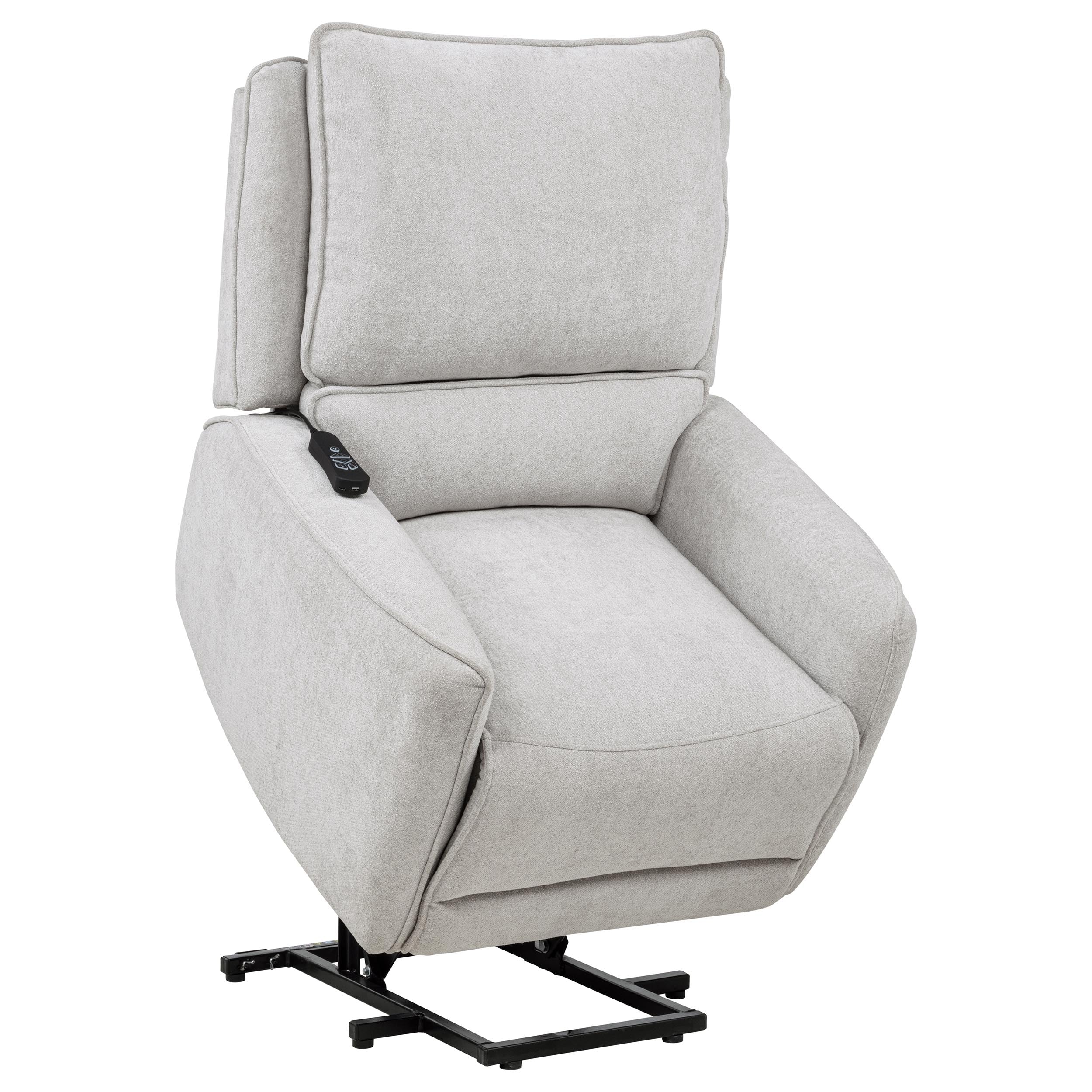 Sylmar Chenille Upholstered Power Recliner - Image 12