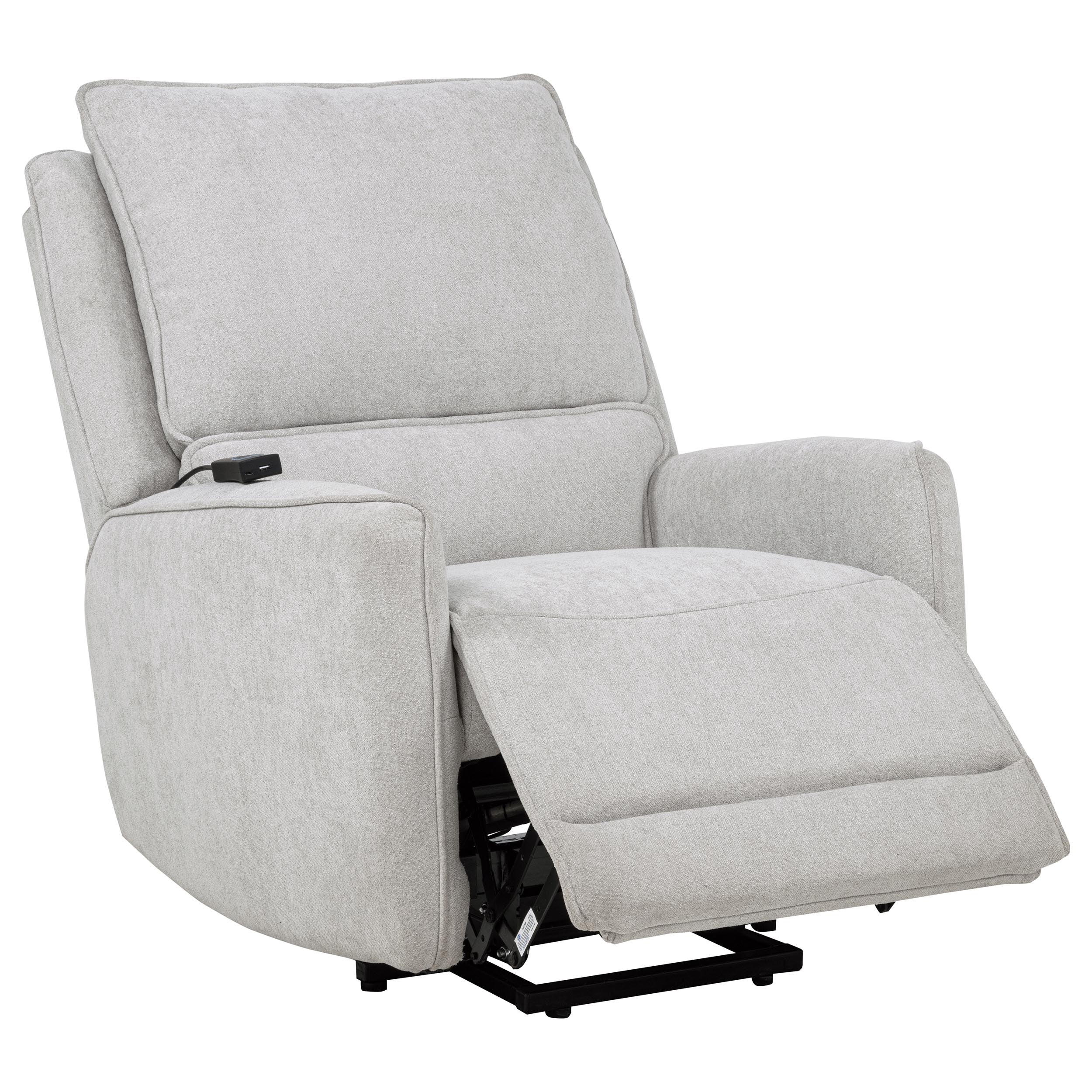 Sylmar Chenille Upholstered Power Recliner - Image 8