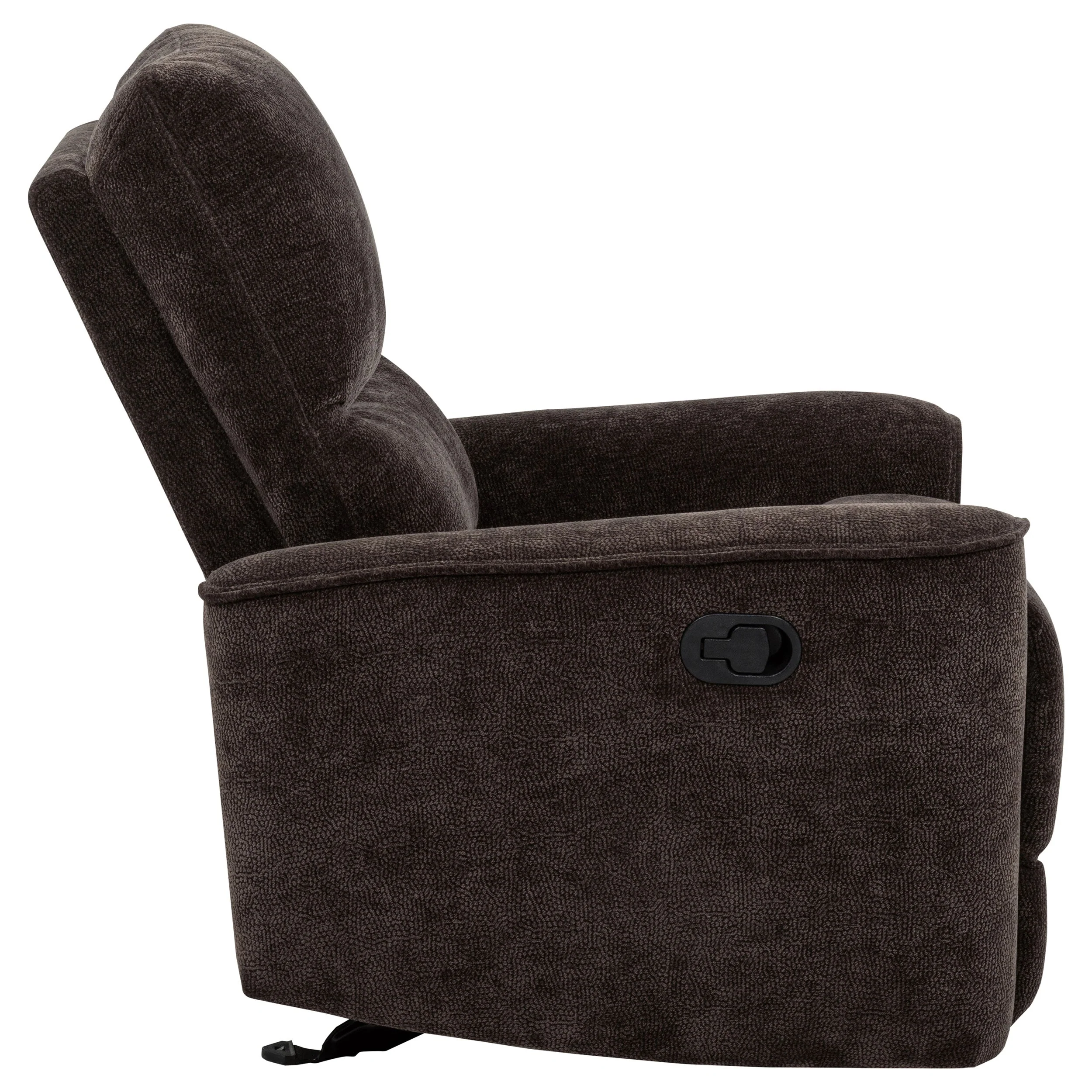 Navarro Chenille Upholstered Glider Recliner - Image 19