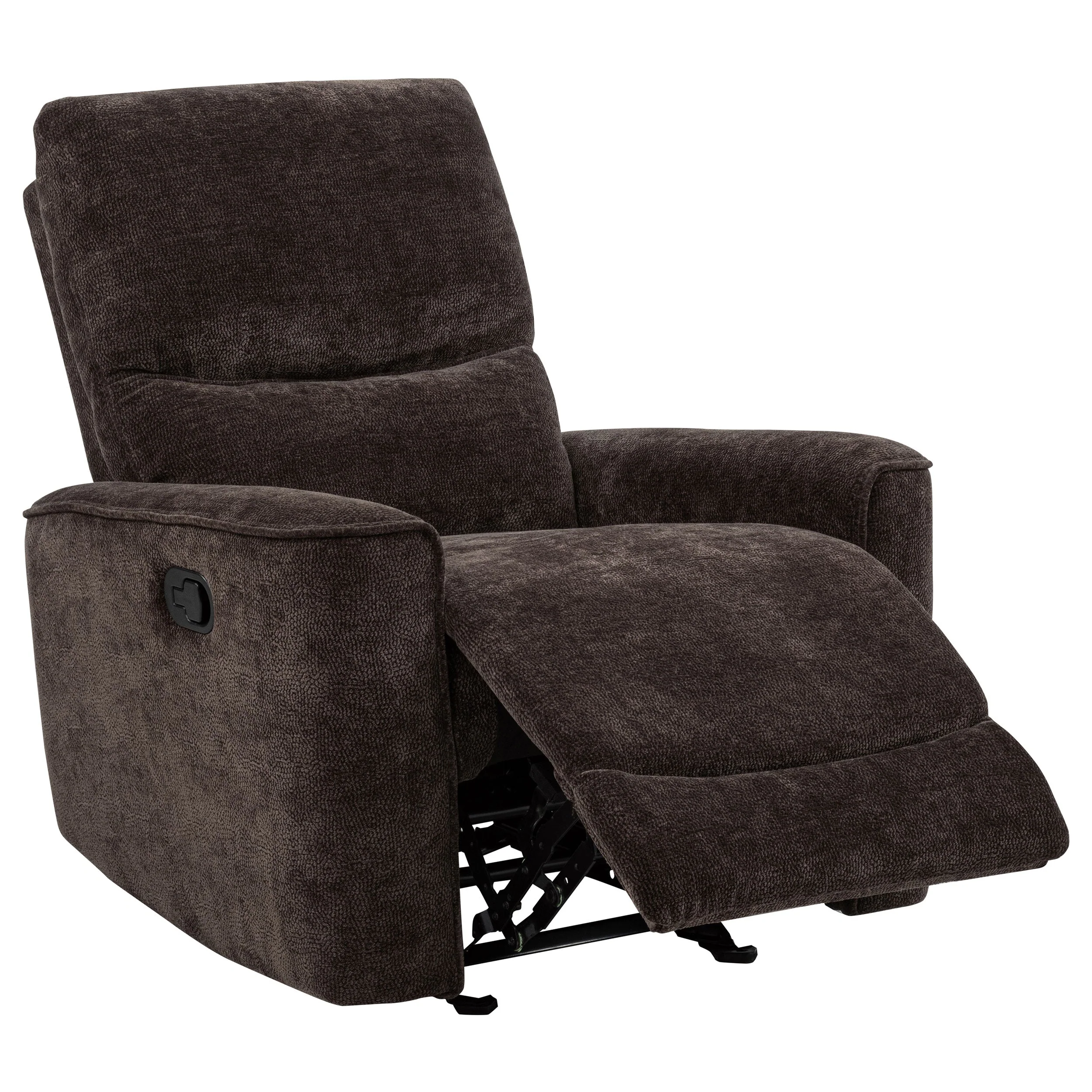 Navarro Chenille Upholstered Glider Recliner - Image 3