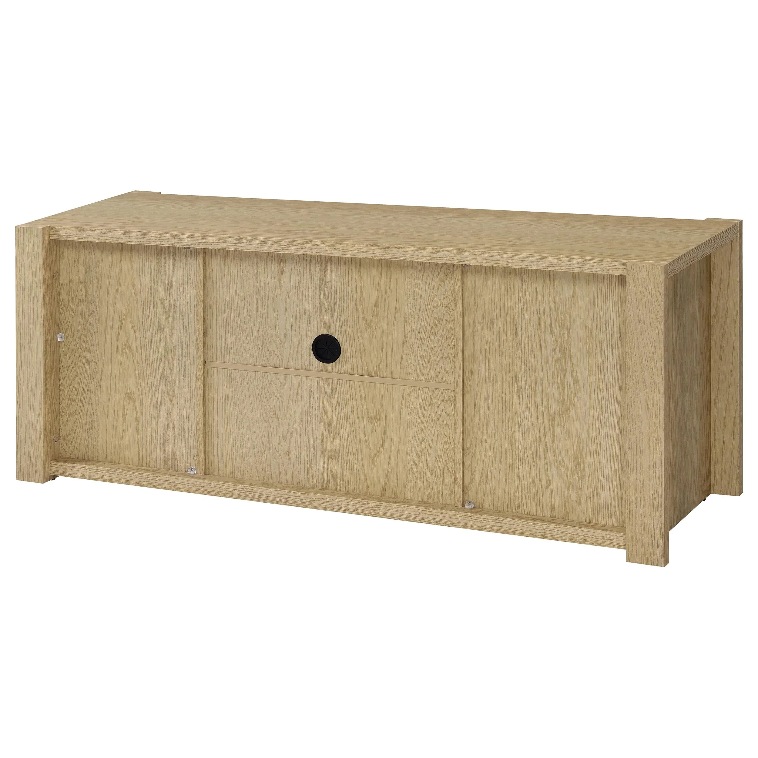Laurelton 3-piece Entertainment Center TV Stand Light Oak - Image 10