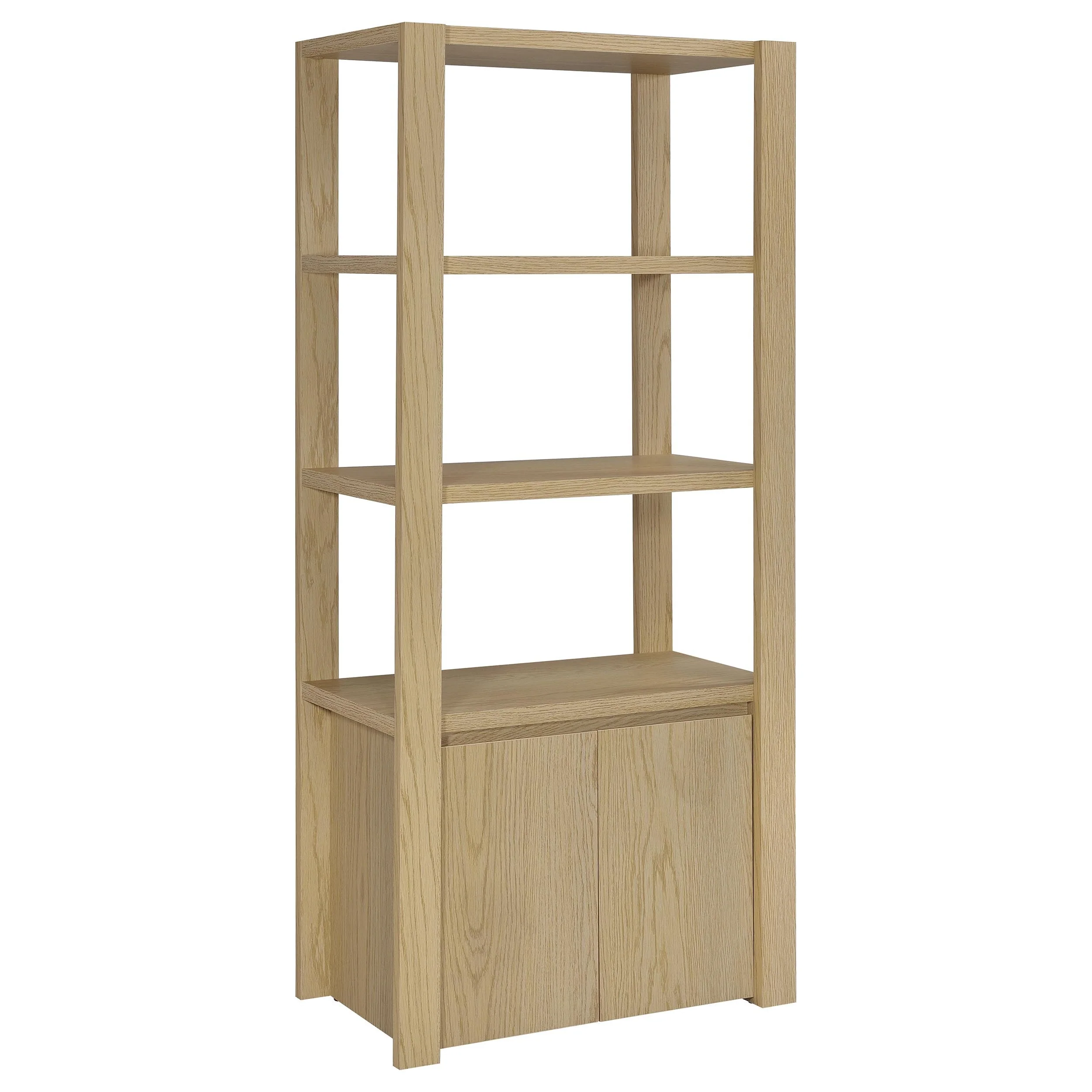 Laurelton 3-piece Entertainment Center TV Stand Light Oak - Image 11