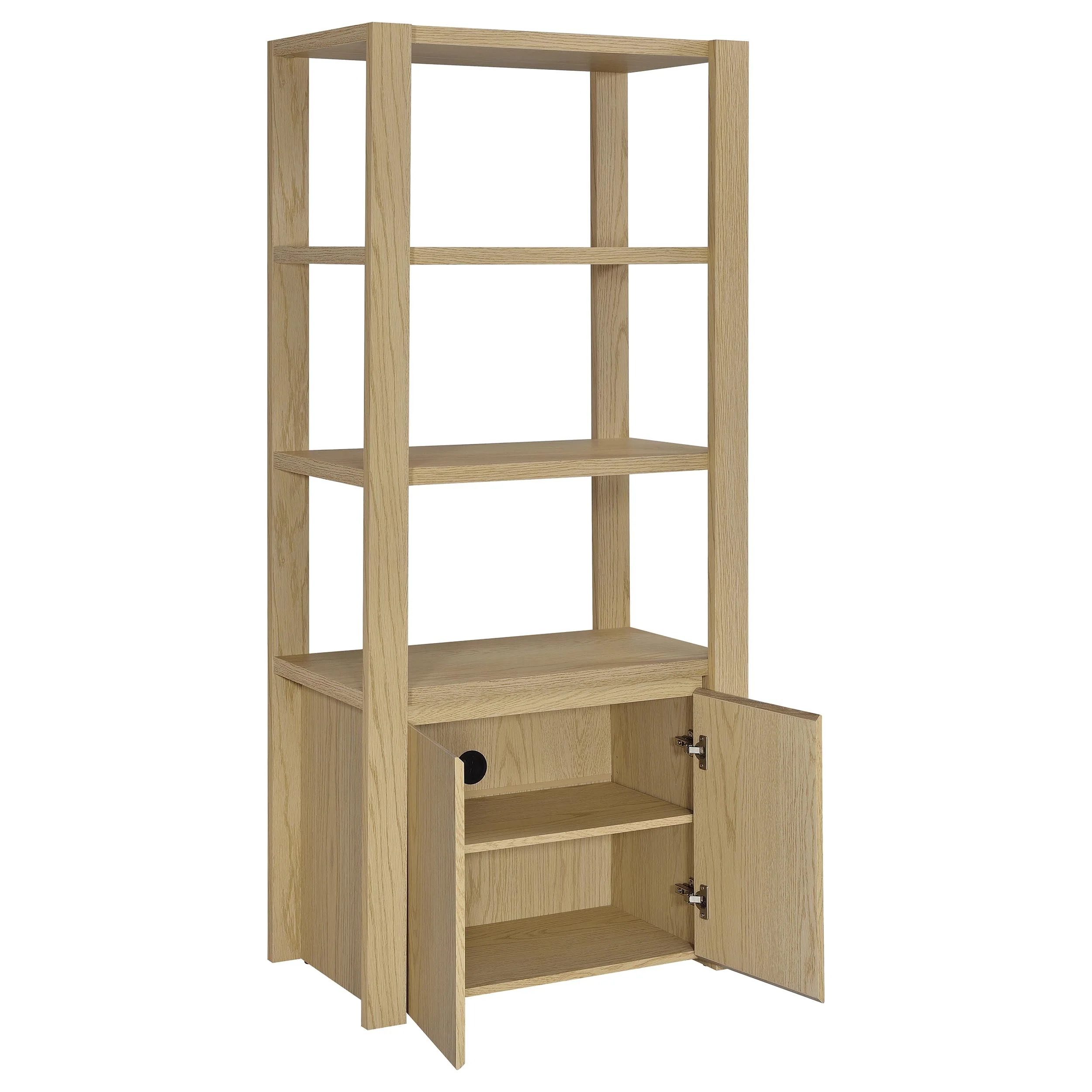 Laurelton 3-piece Entertainment Center TV Stand Light Oak - Image 12