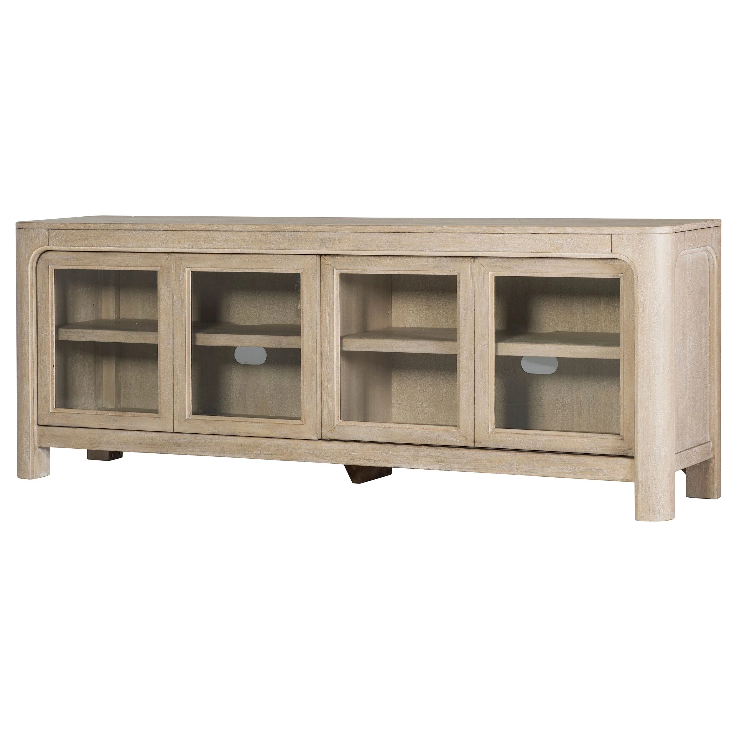Solano 71-inch 2-door TV Stand Media Console Weathered Mango - Image 7
