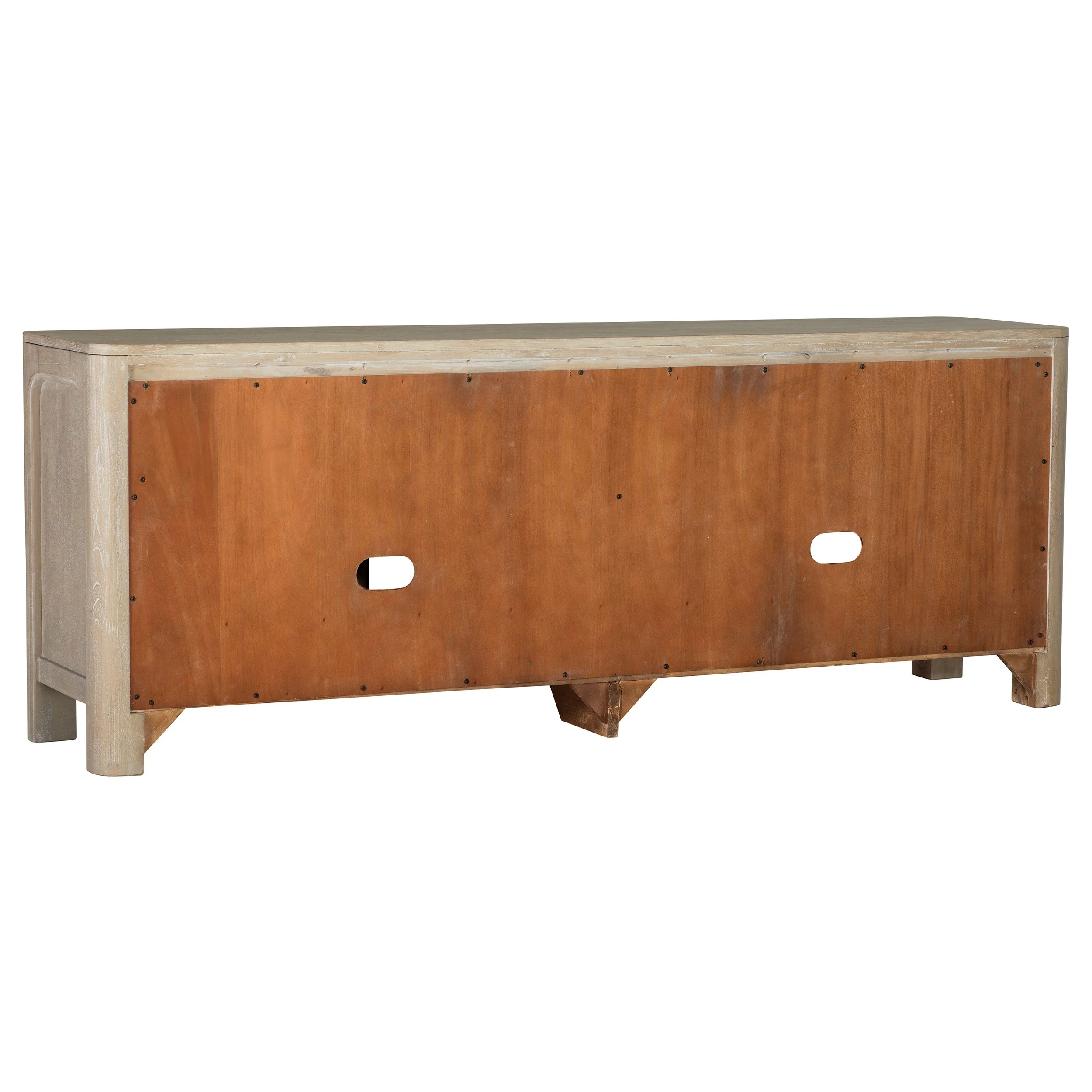 Solano 71-inch 2-door TV Stand Media Console Weathered Mango - Image 9