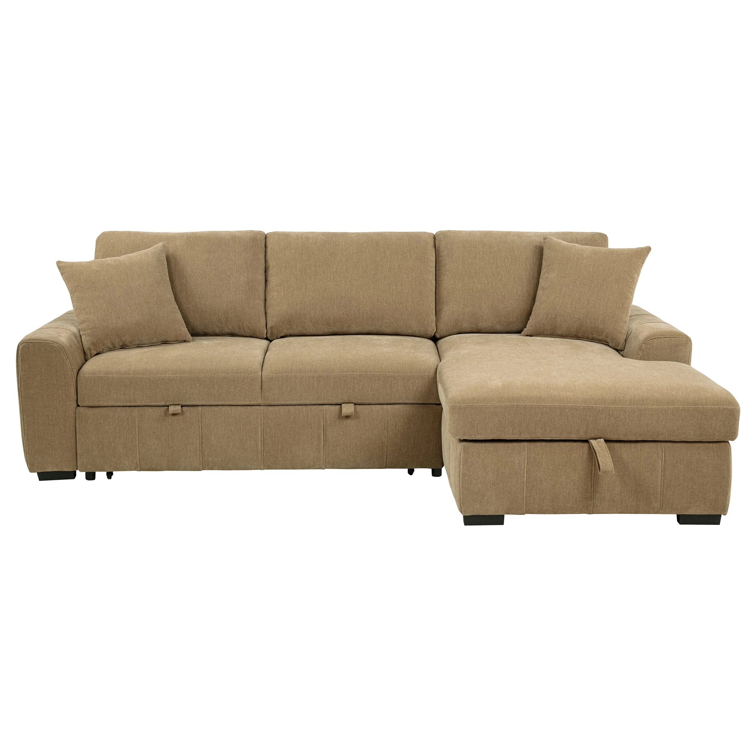 Pastrana Upholstered Sleeper Sectional Sofa RAF Chaise - Image 15