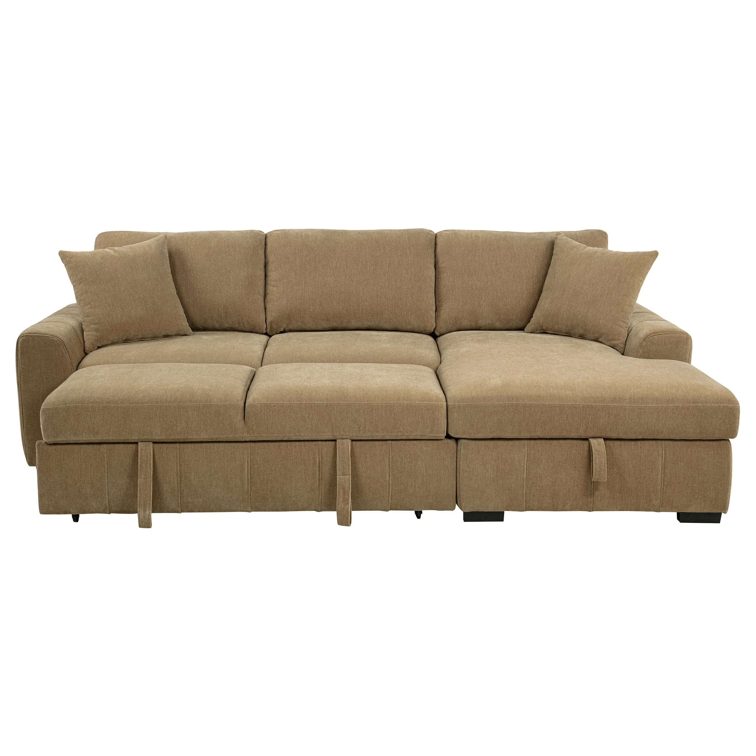 Pastrana Upholstered Sleeper Sectional Sofa RAF Chaise - Image 17