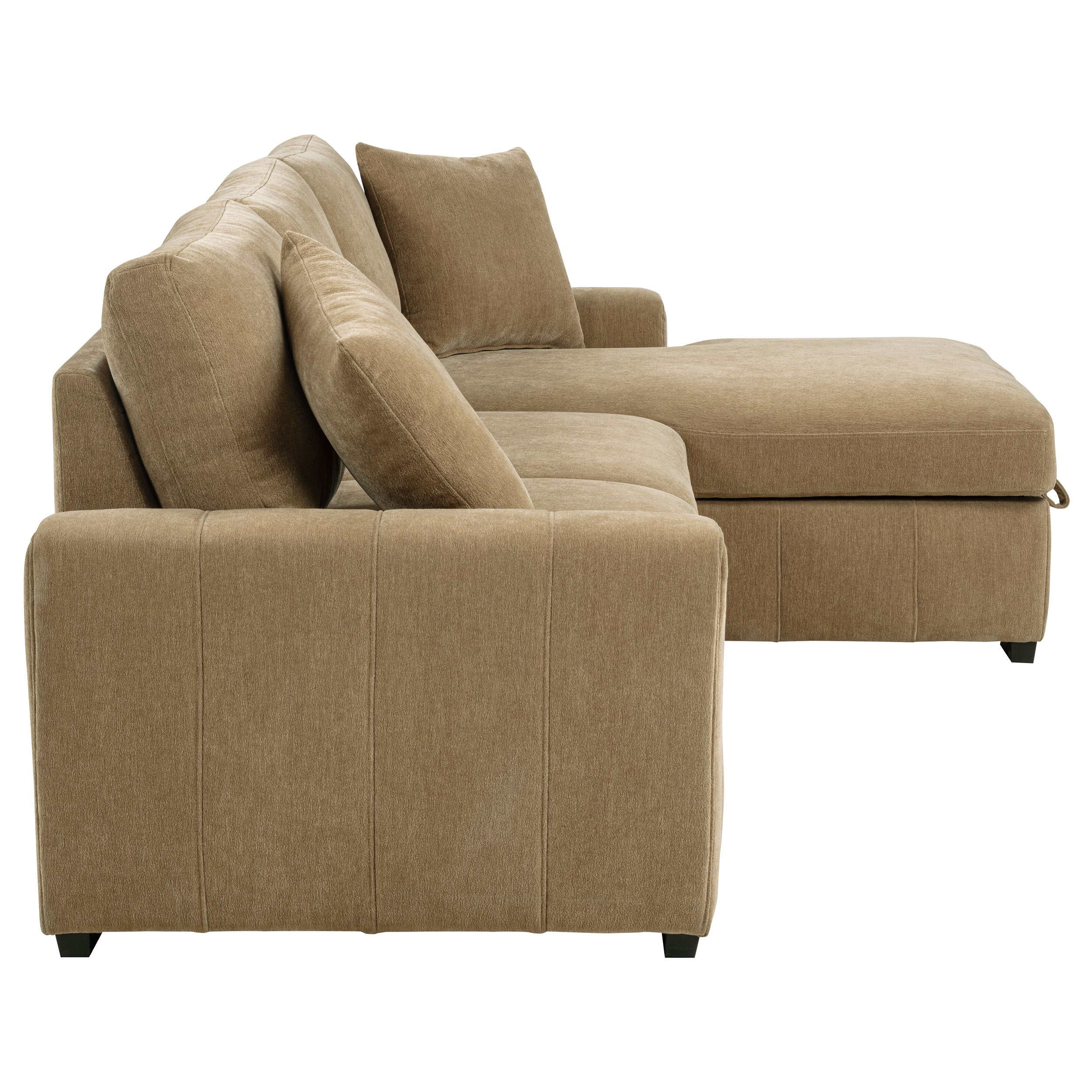 Pastrana Upholstered Sleeper Sectional Sofa RAF Chaise - Image 23