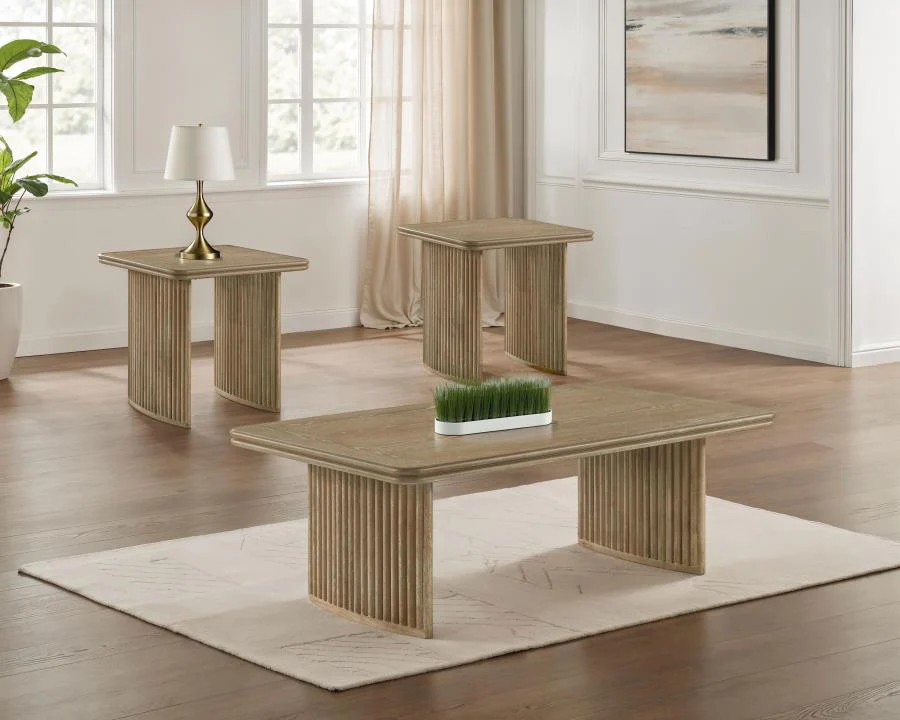 Adina Wood Coffee Table Set - Image 2