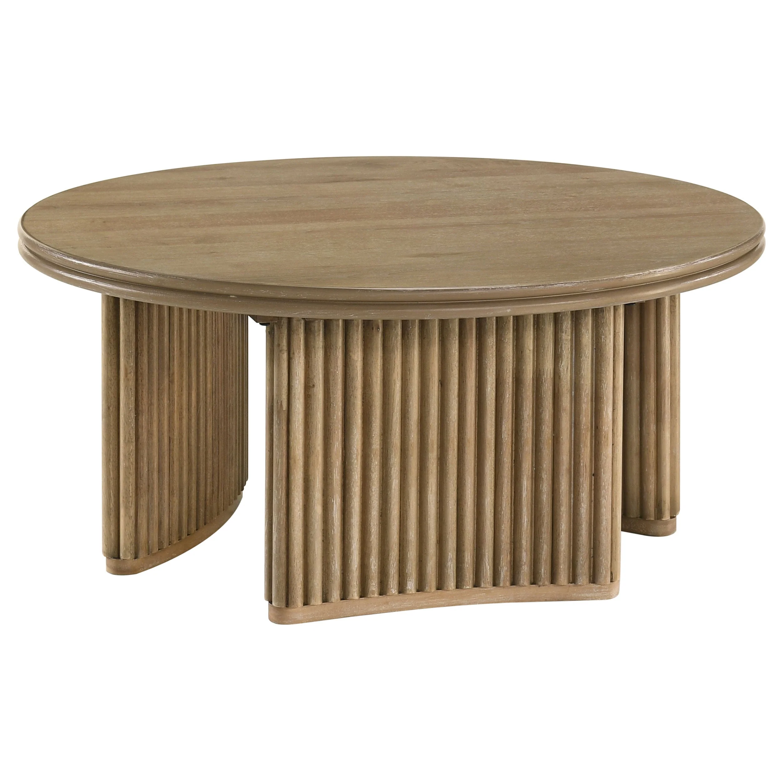 Adina Rectangular Wood Coffee Table - Image 4