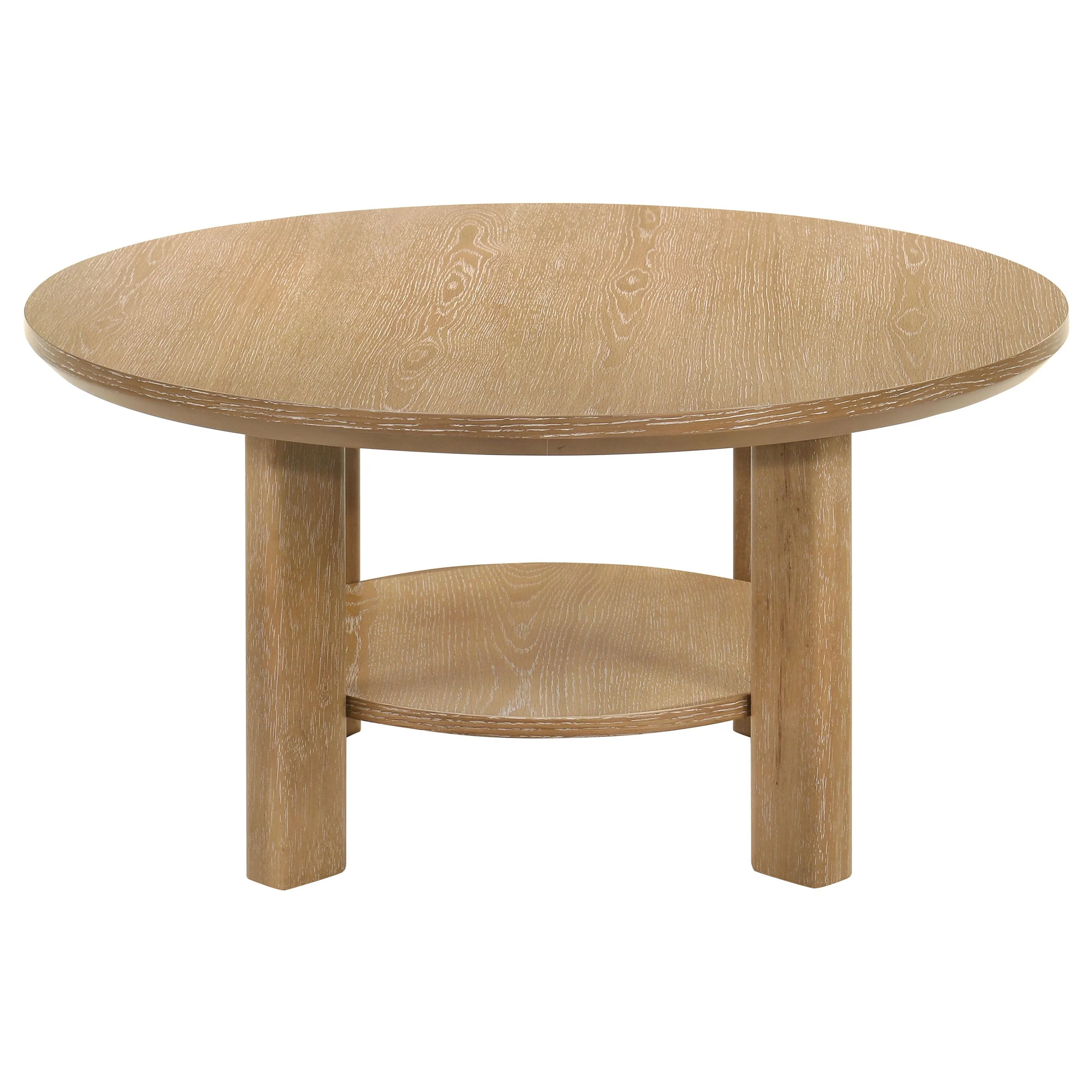 Ottowa 36-inch Round Wood Cocktail Coffee Table - Image 11