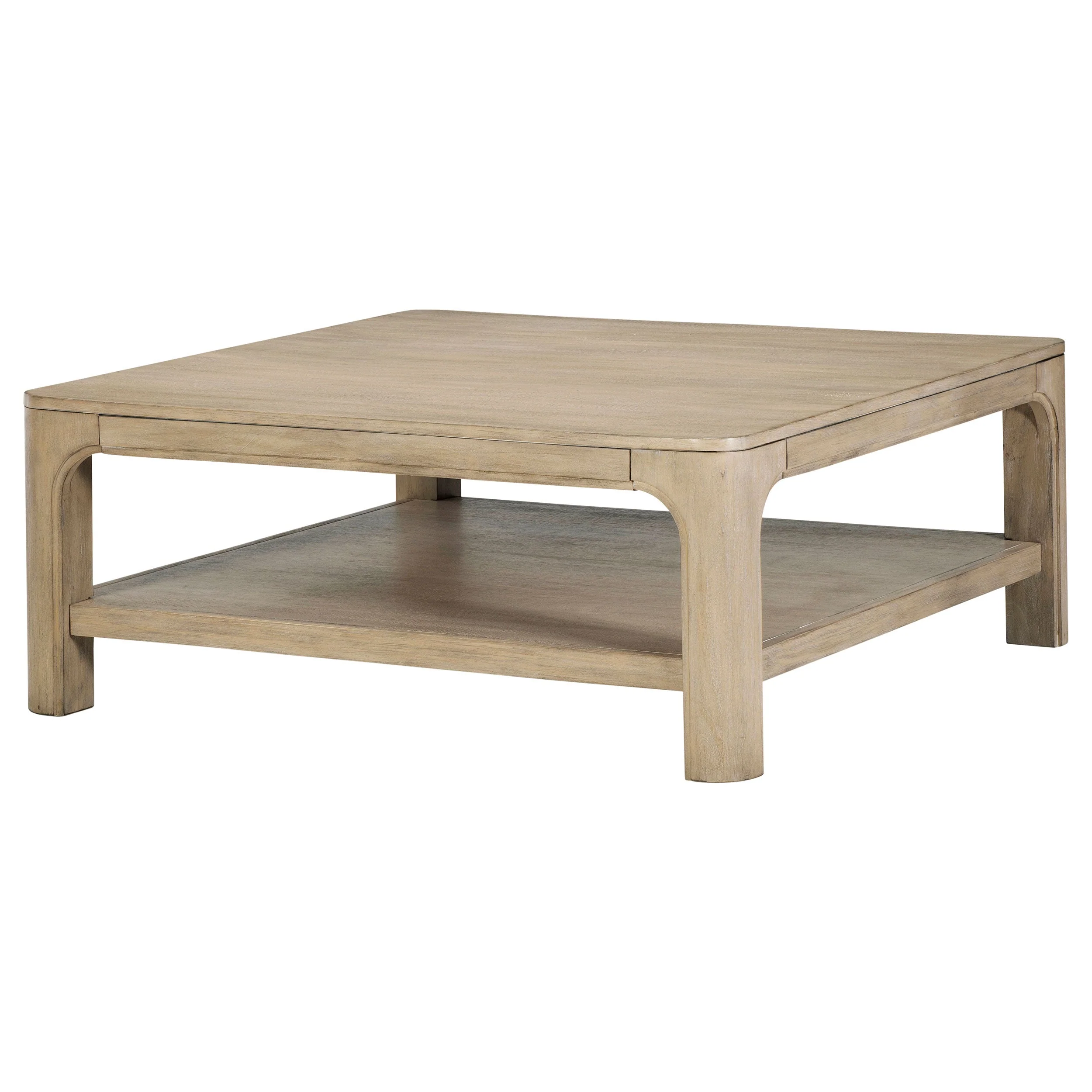 Solano Square Wood Cocktail Coffee Table Weathered Mango - Image 5