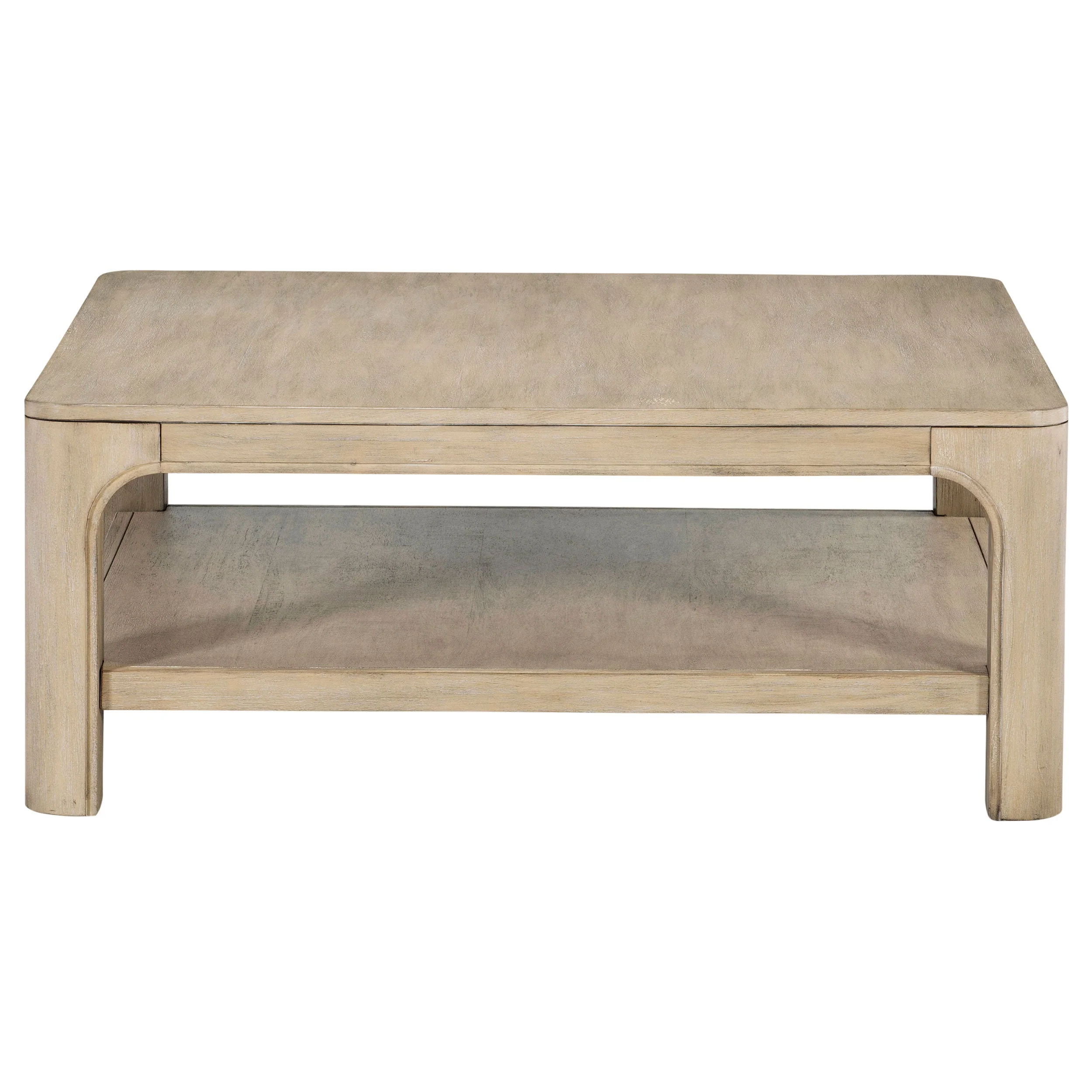 Solano Square Wood Cocktail Coffee Table Weathered Mango - Image 6