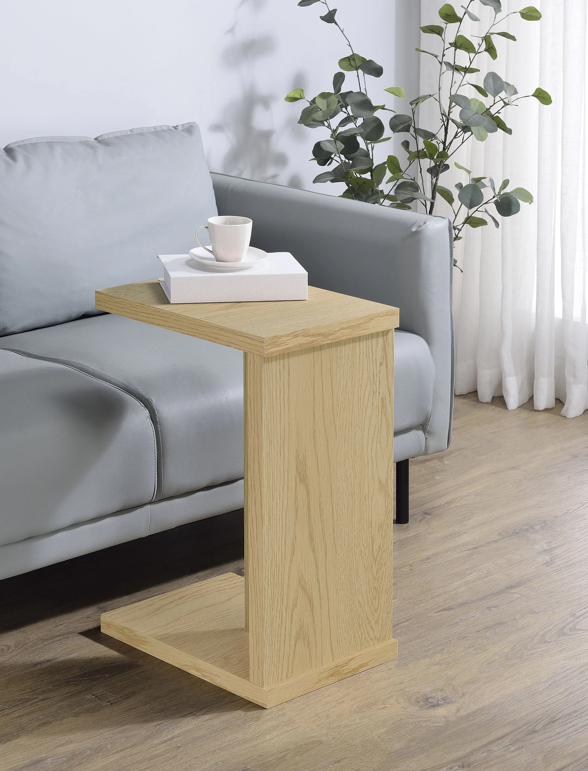 Clower Engineered Wood C-Shaped Sofa Side Table - Image 7
