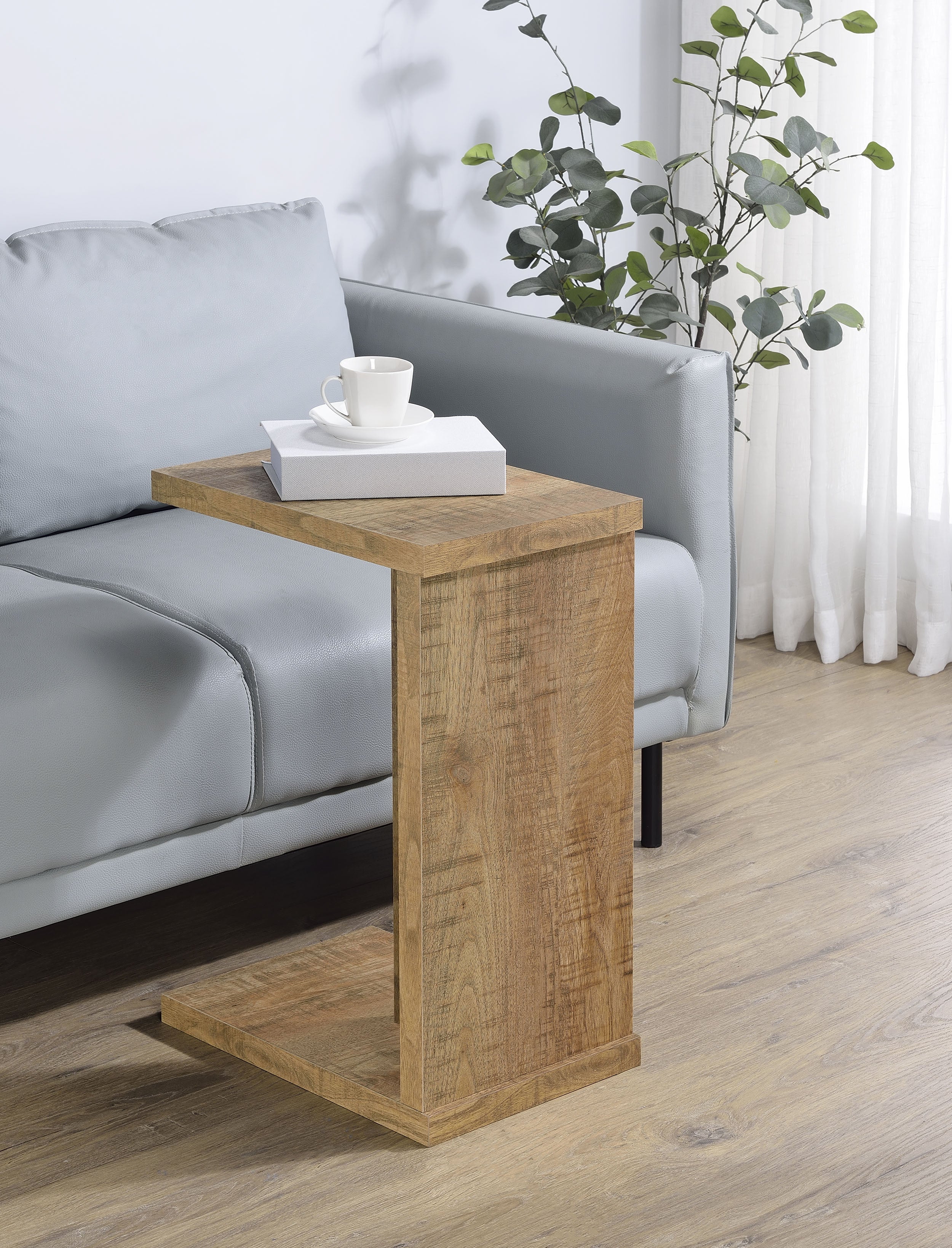 Clower Engineered Wood C-Shaped Sofa Side Table - Image 9