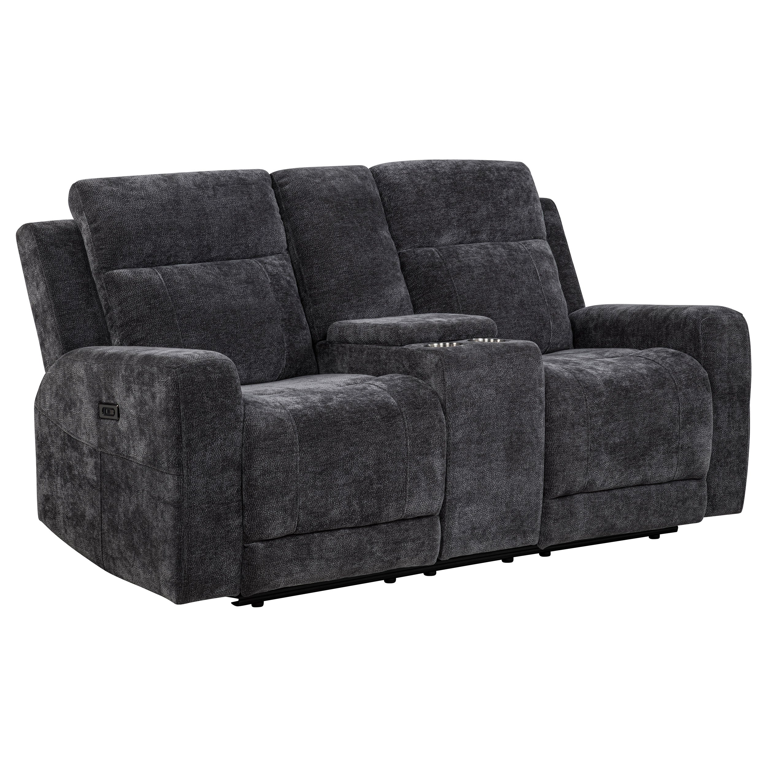 Kennett Chenille Power Reclining Sofa Set - Image 35