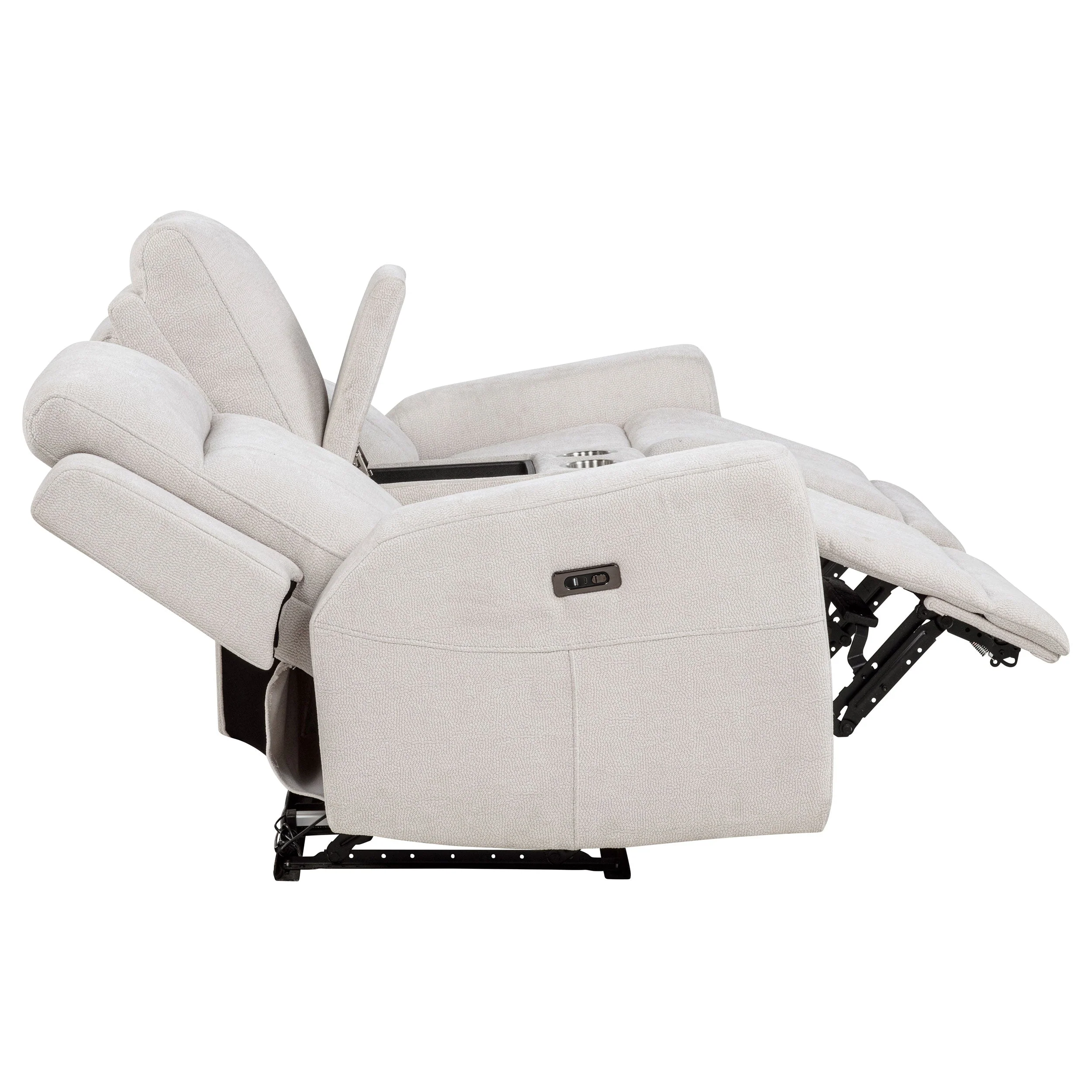 Kennett Chenille Power Reclining Sofa Set - Image 42