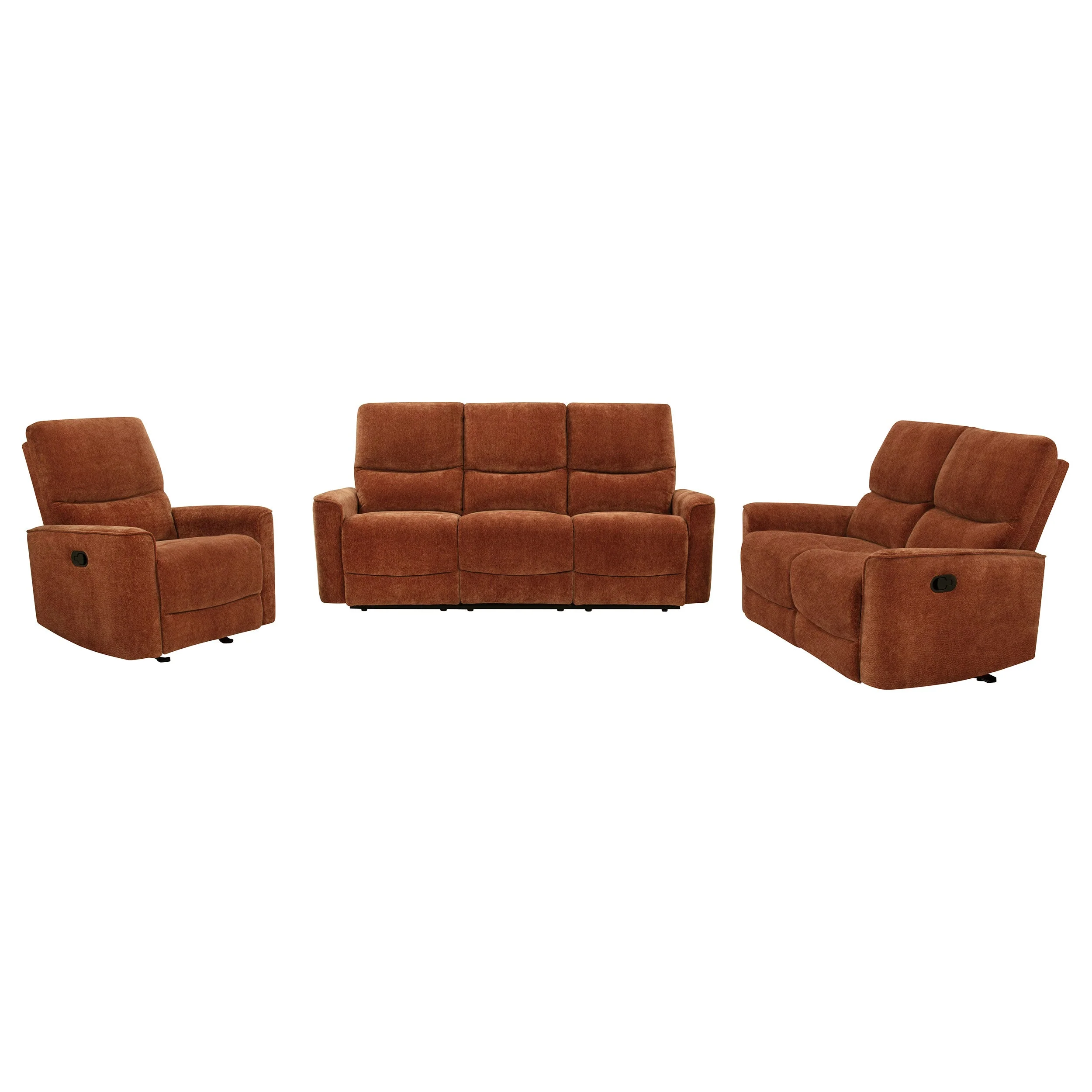 Navarro Upholstered Reclining Sofa Set - Image 8