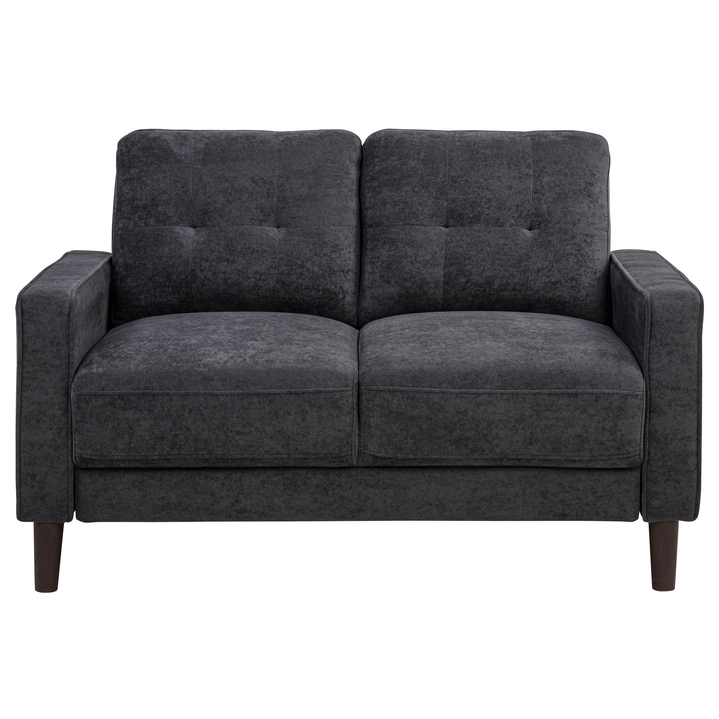 Bowen II Fabric Upholstered Track Arm Sofa Set - Image 35
