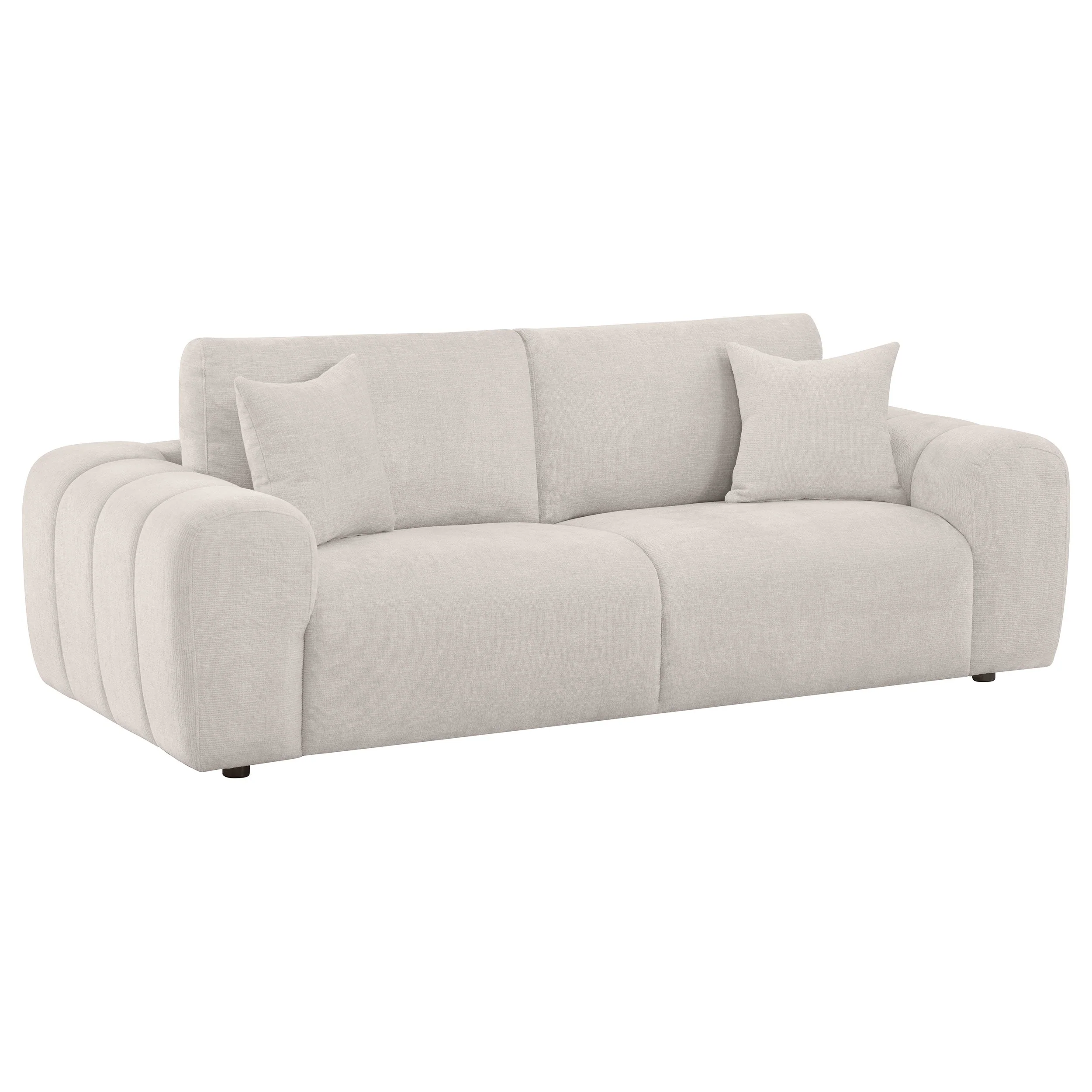 Burnett Chenille Upholstered Sofa Set - Image 22