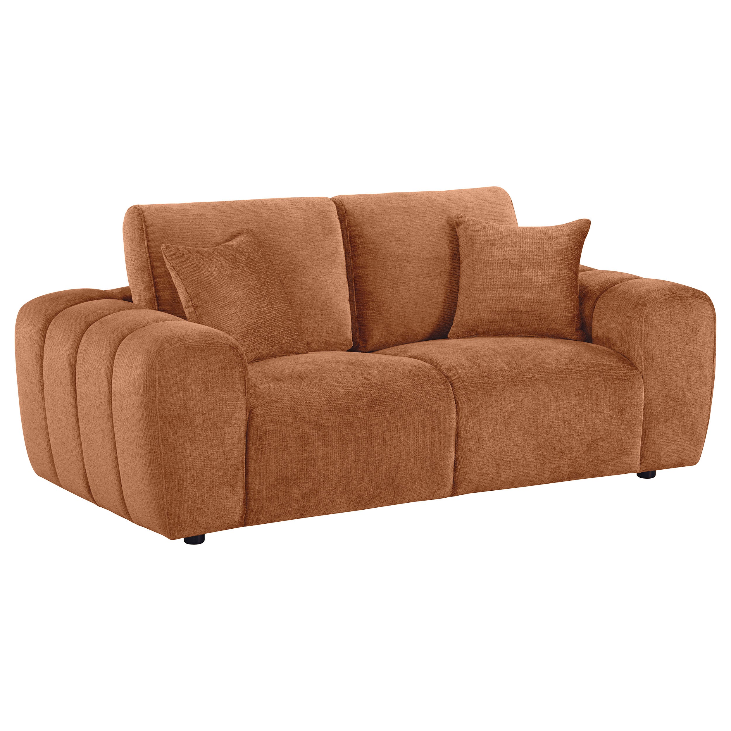 Burnett Chenille Upholstered Sofa Set - Image 31