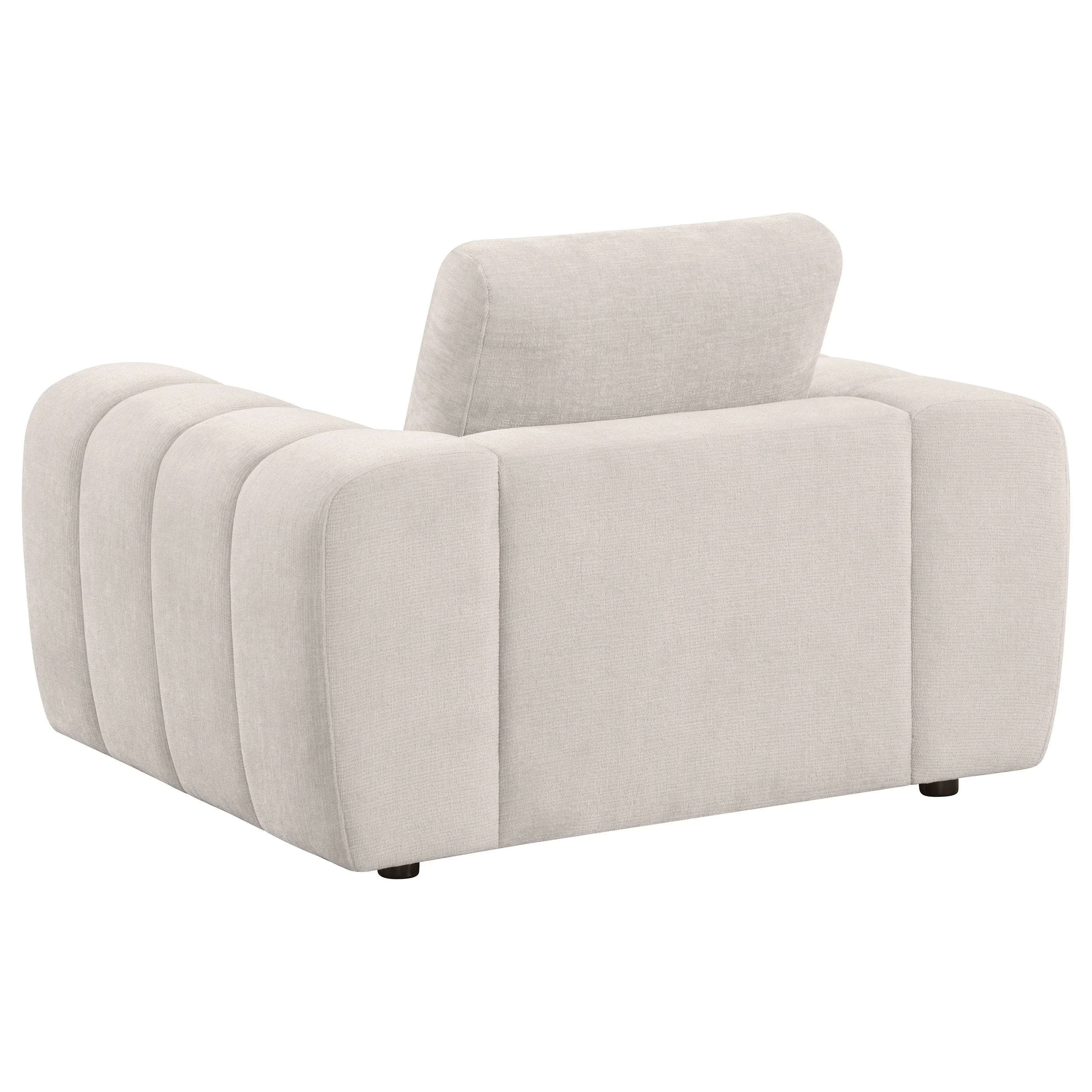 Burnett Chenille Upholstered Sofa Set - Image 54