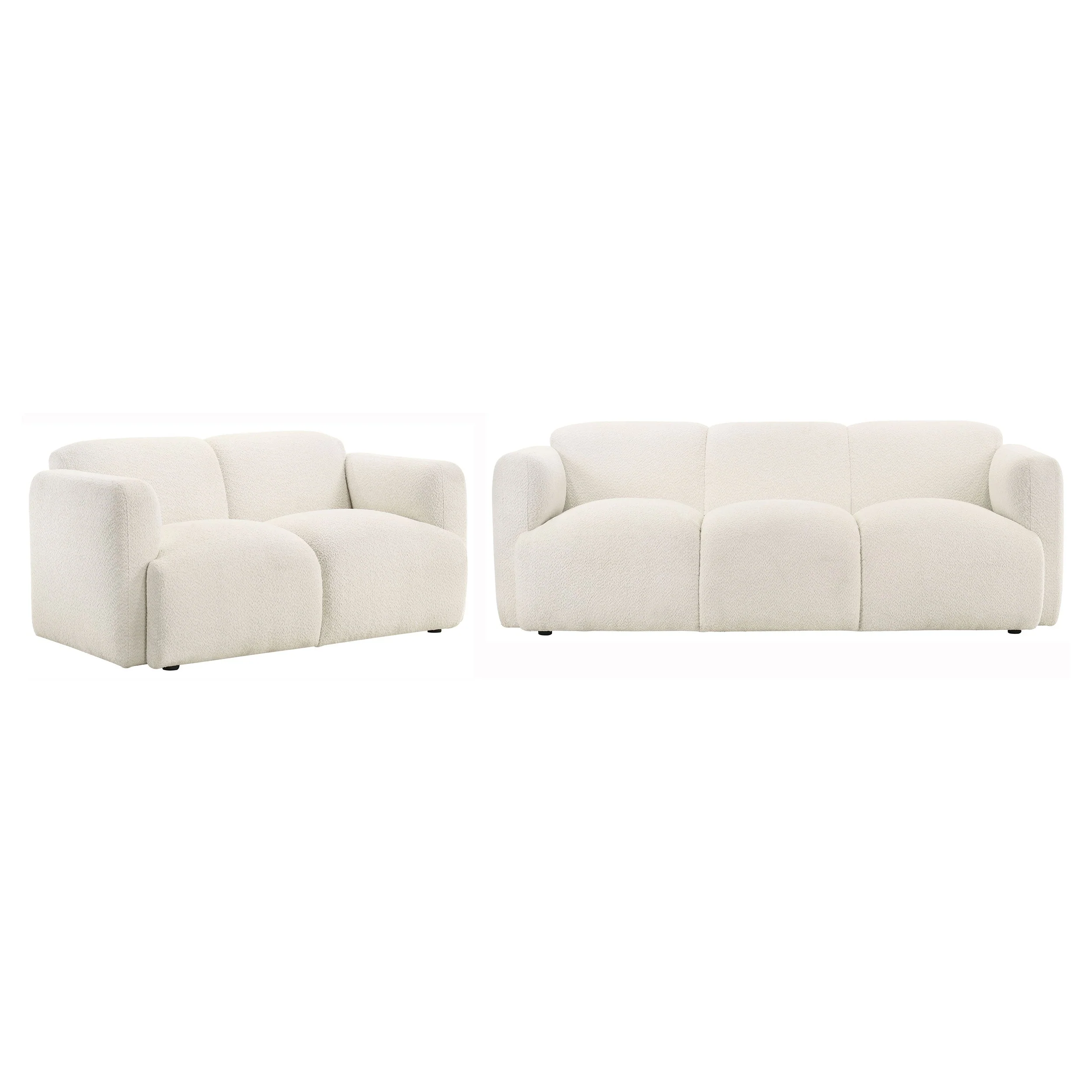 Dorset Upholstered Round Track Arm Sofa Set - Image 5