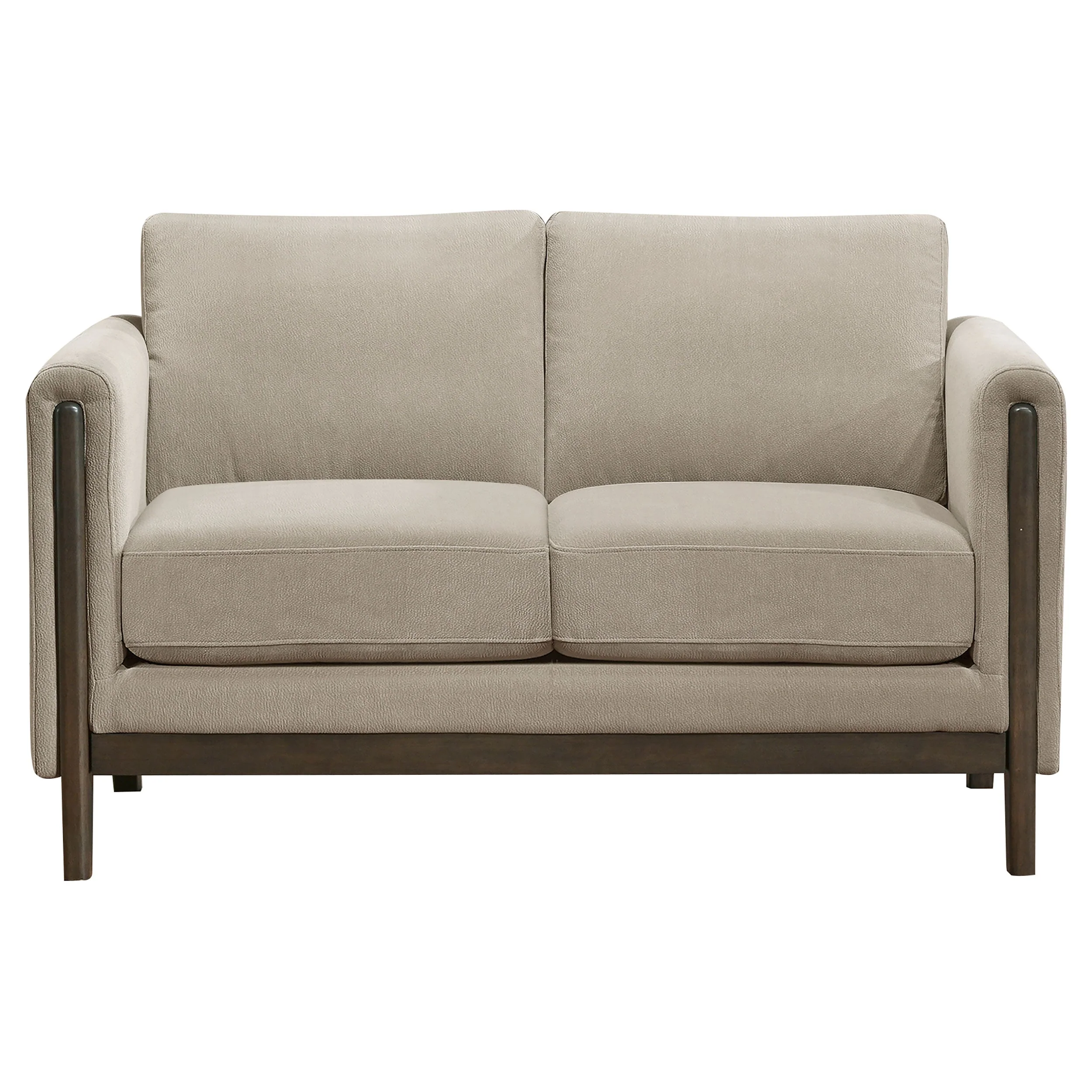 Islington Upholstered Panel Arm Sofa Set Taupe - Image 17