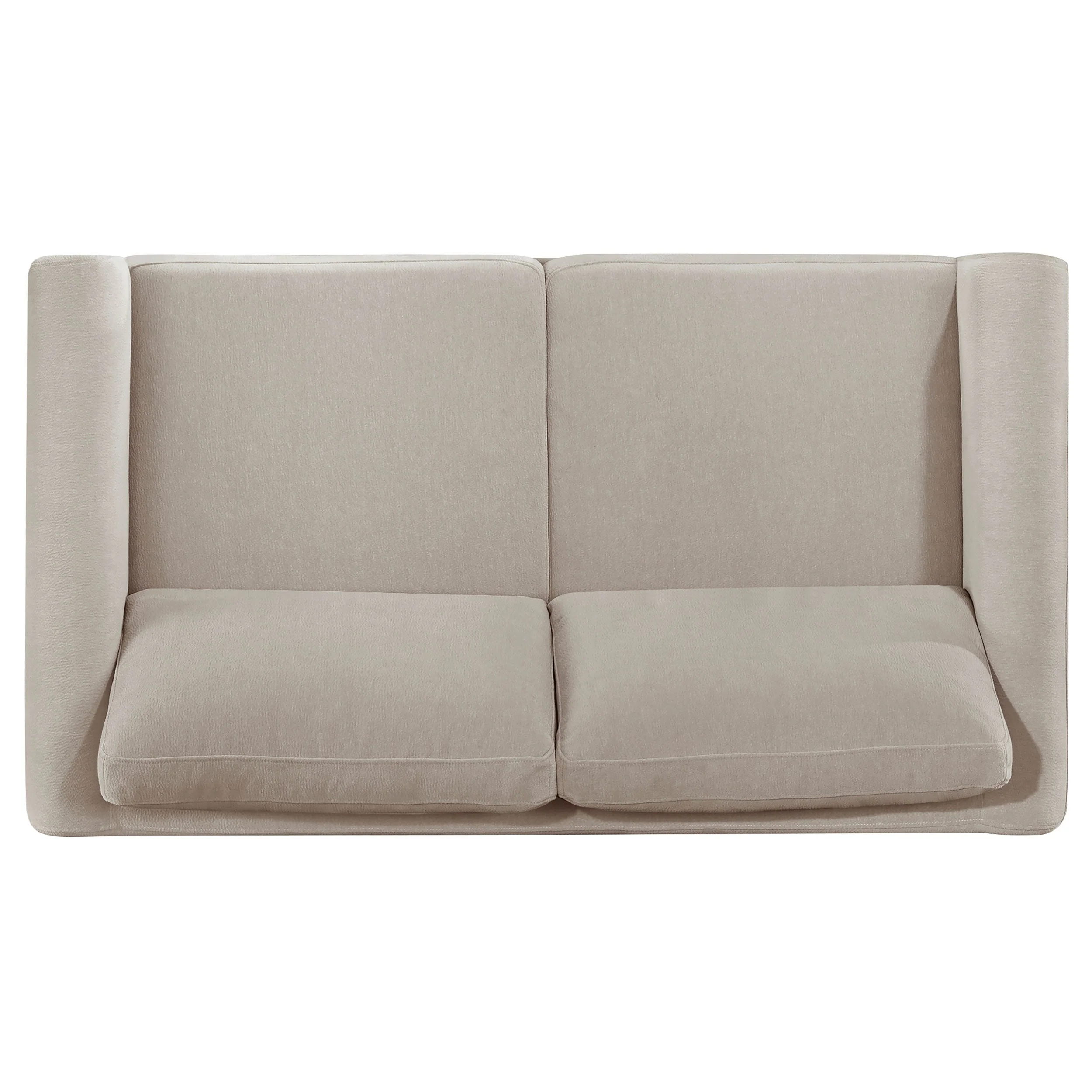 Islington Upholstered Panel Arm Sofa Set Taupe - Image 21