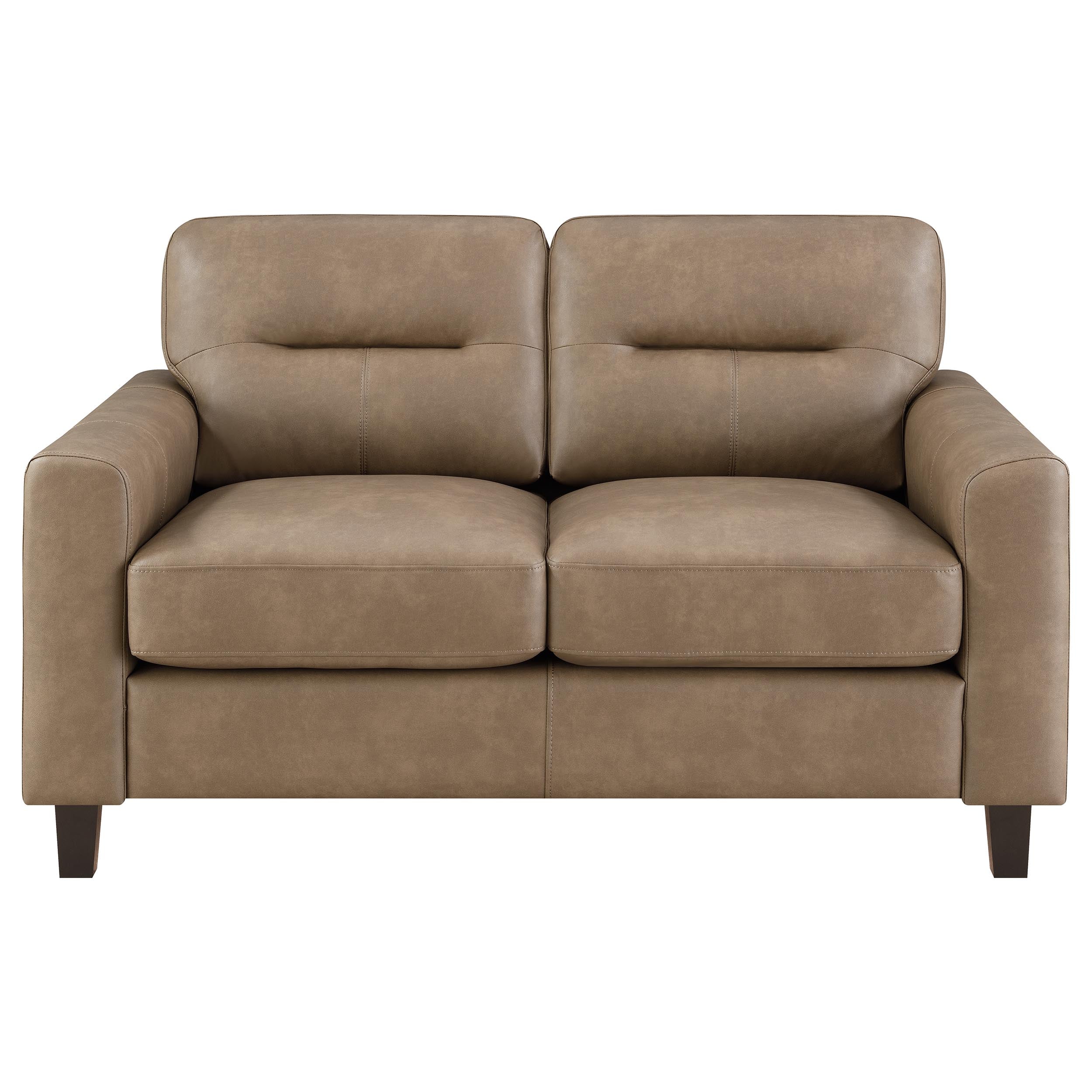 Scotland Faux Leather Upholstered Sofa Set - Image 36