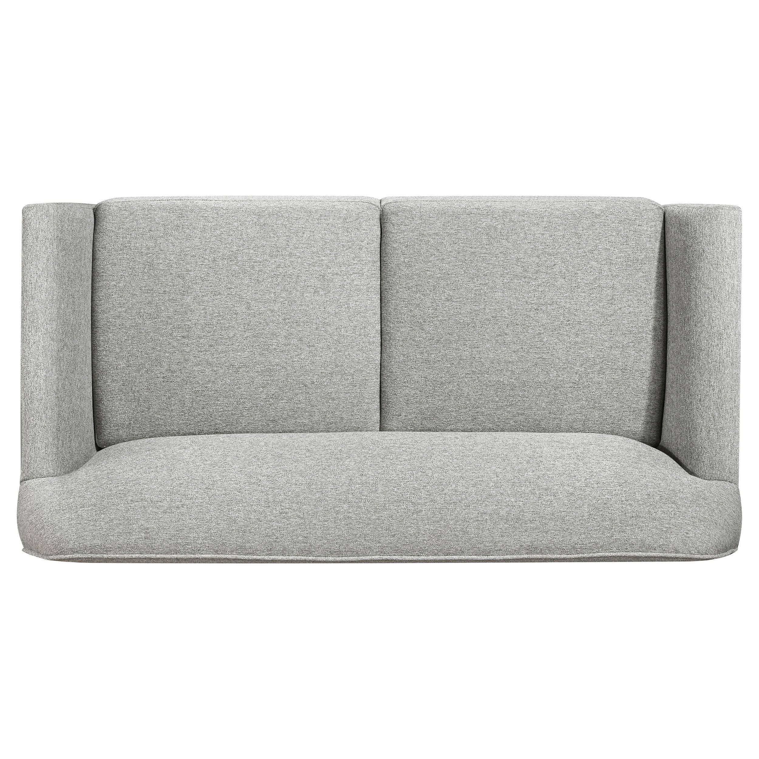 Vaughn Fabric Upholstered Flared Arm Sofa Set Grey - Image 21
