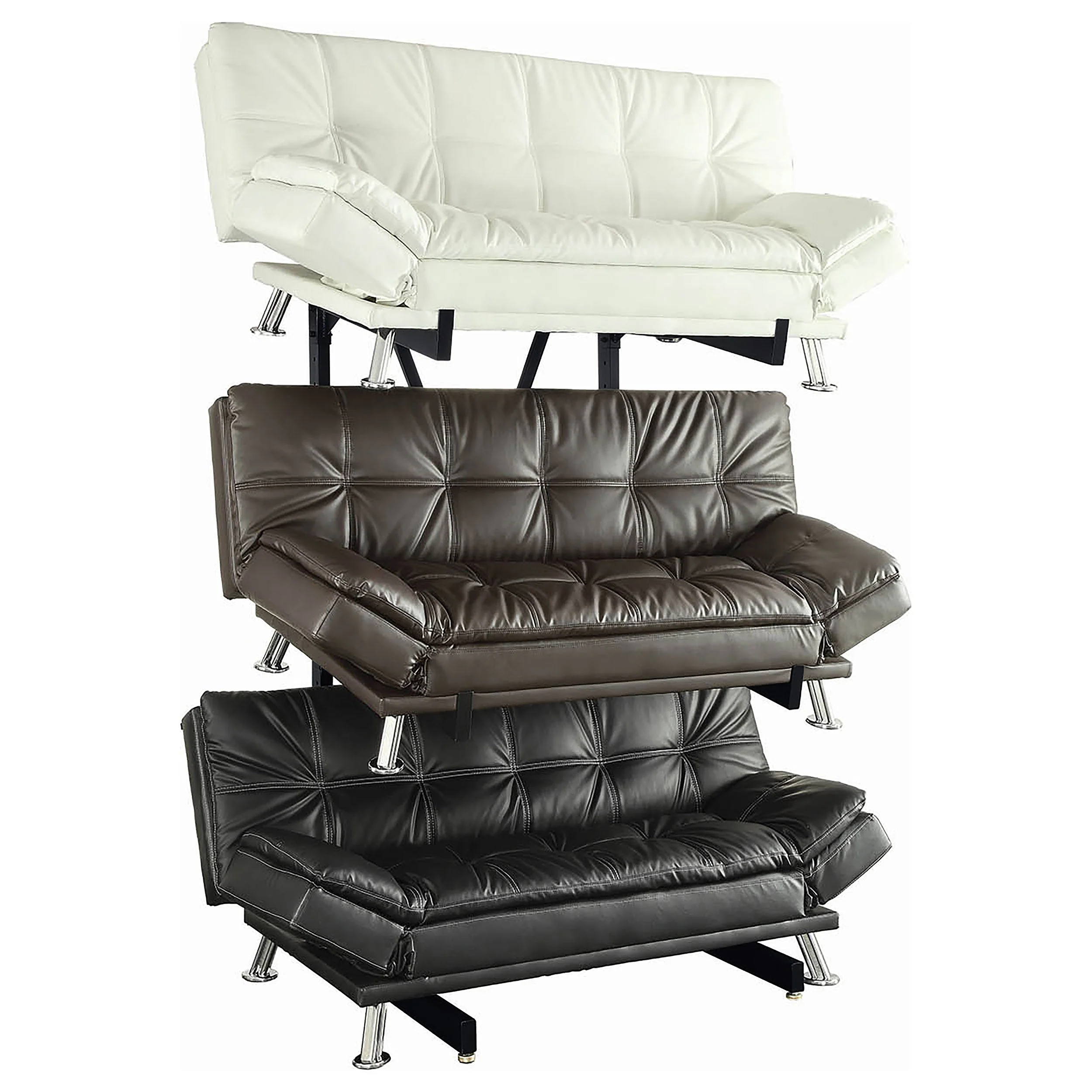 Duarto 3-tier Sofa Display Rack Black - Image 4