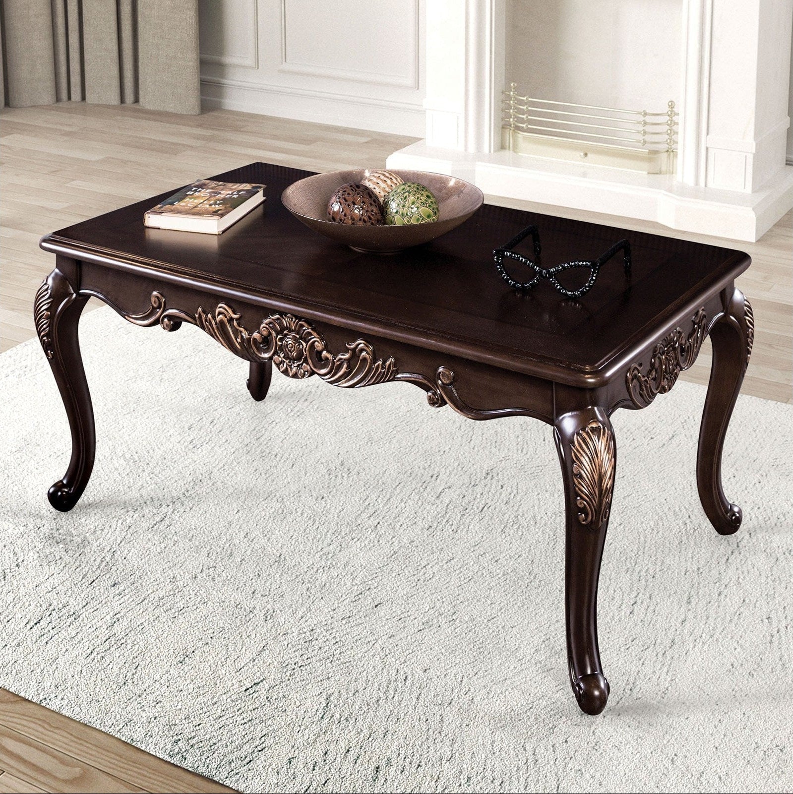 Palencia Dark Cherry/Beige Sofa & Loveseat - Image 4