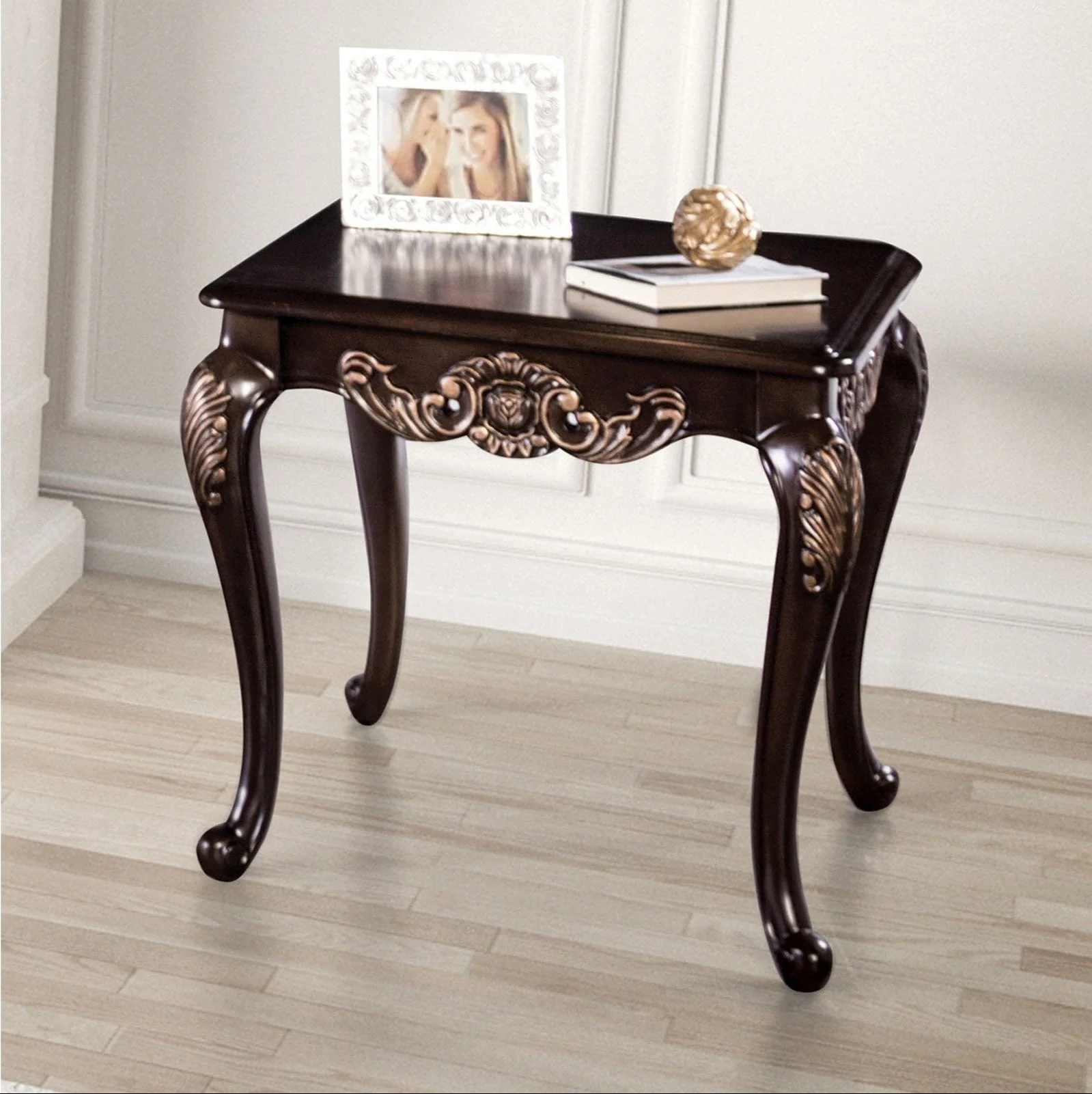 Palencia Dark Cherry/Beige Sofa & Loveseat - Image 5