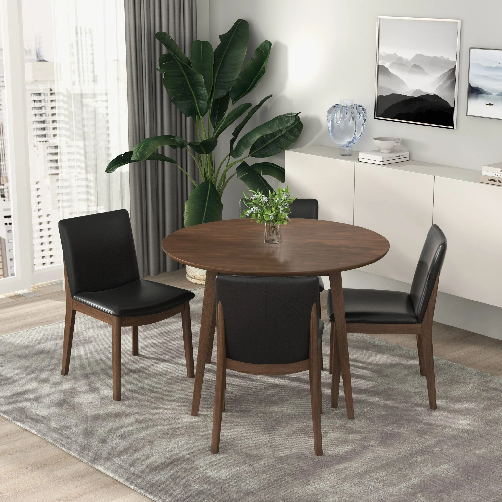 Paloma Dining Table (Walnut) - Image 5