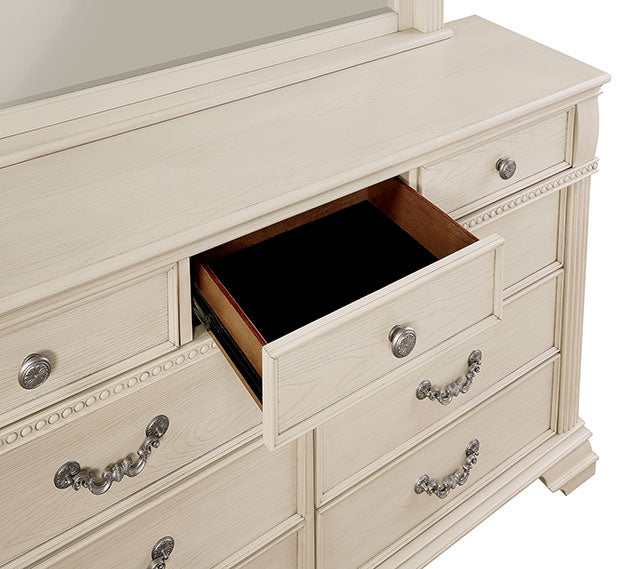 Pamphilos Antique White California King Bed - Image 3