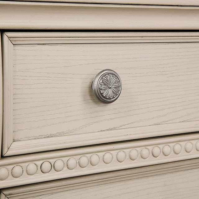 Pamphilos Antique White Queen Bed - Image 7