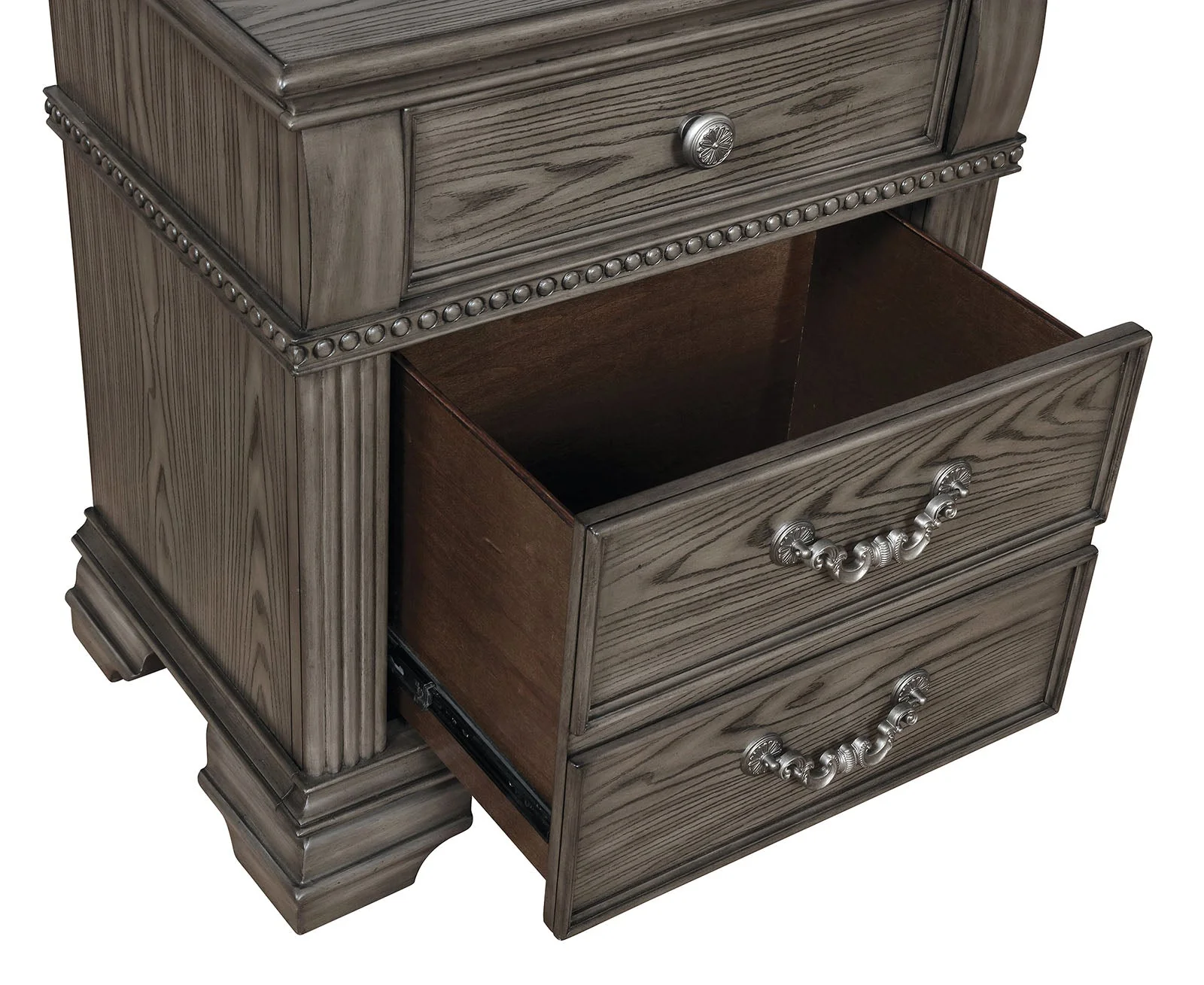 Pamphilos Gray Queen Bed & Nightstand & Dresser & Mirror - Image 5