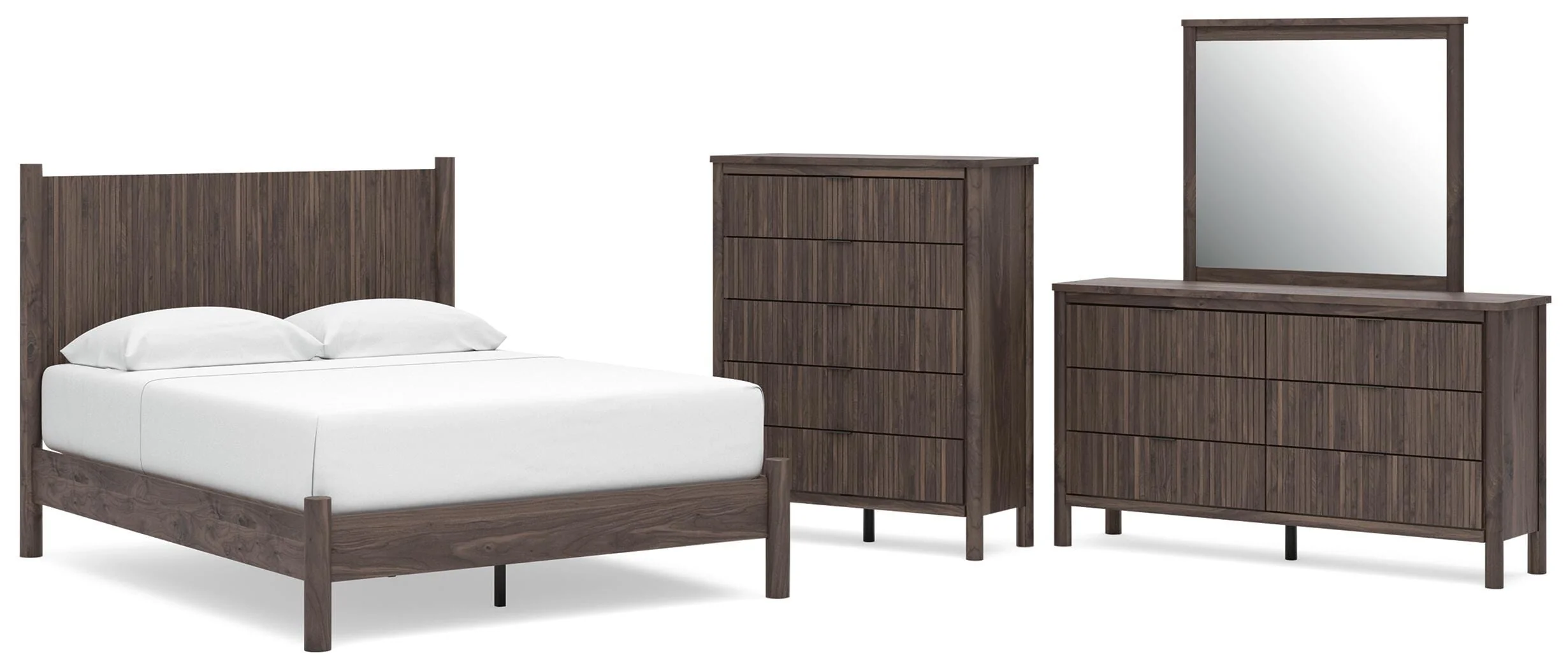 Pamytta Panel Platform Bed Bedroom Set - Image 10