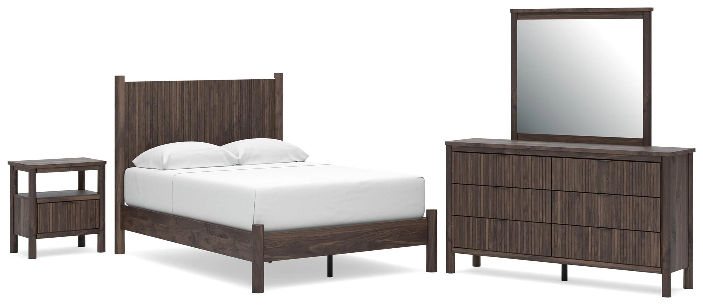 Pamytta Panel Platform Bed Bedroom Set - Image 3