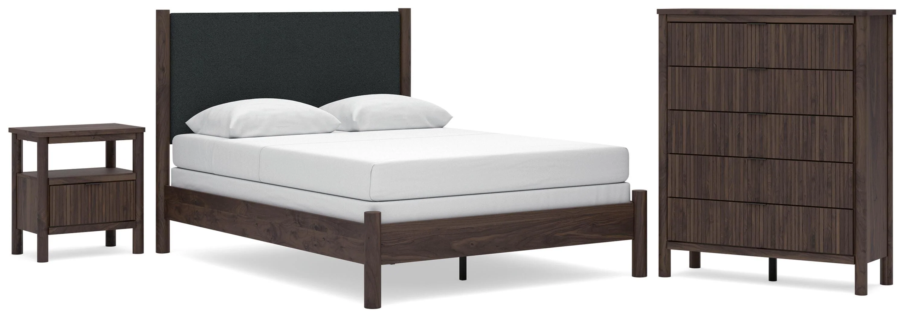 Pamytta Upholstered Panel Bed Bedroom Set - Image 10