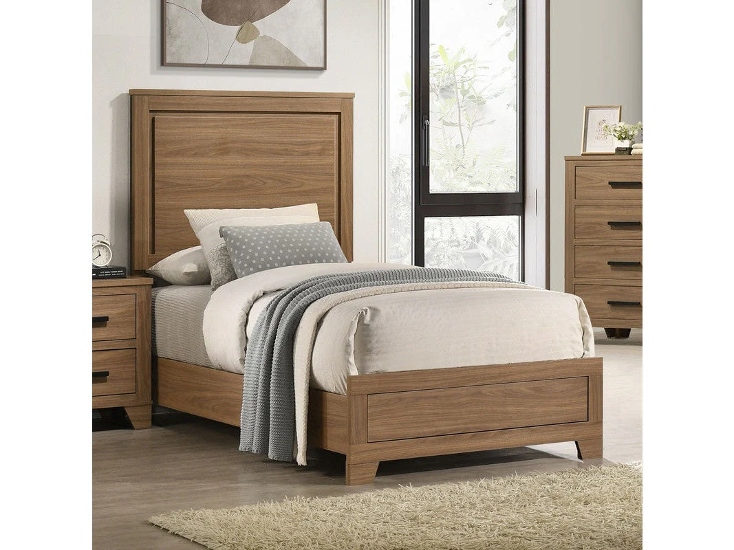 Panelli Walnut 4 Pc. Twin Bedroom Set